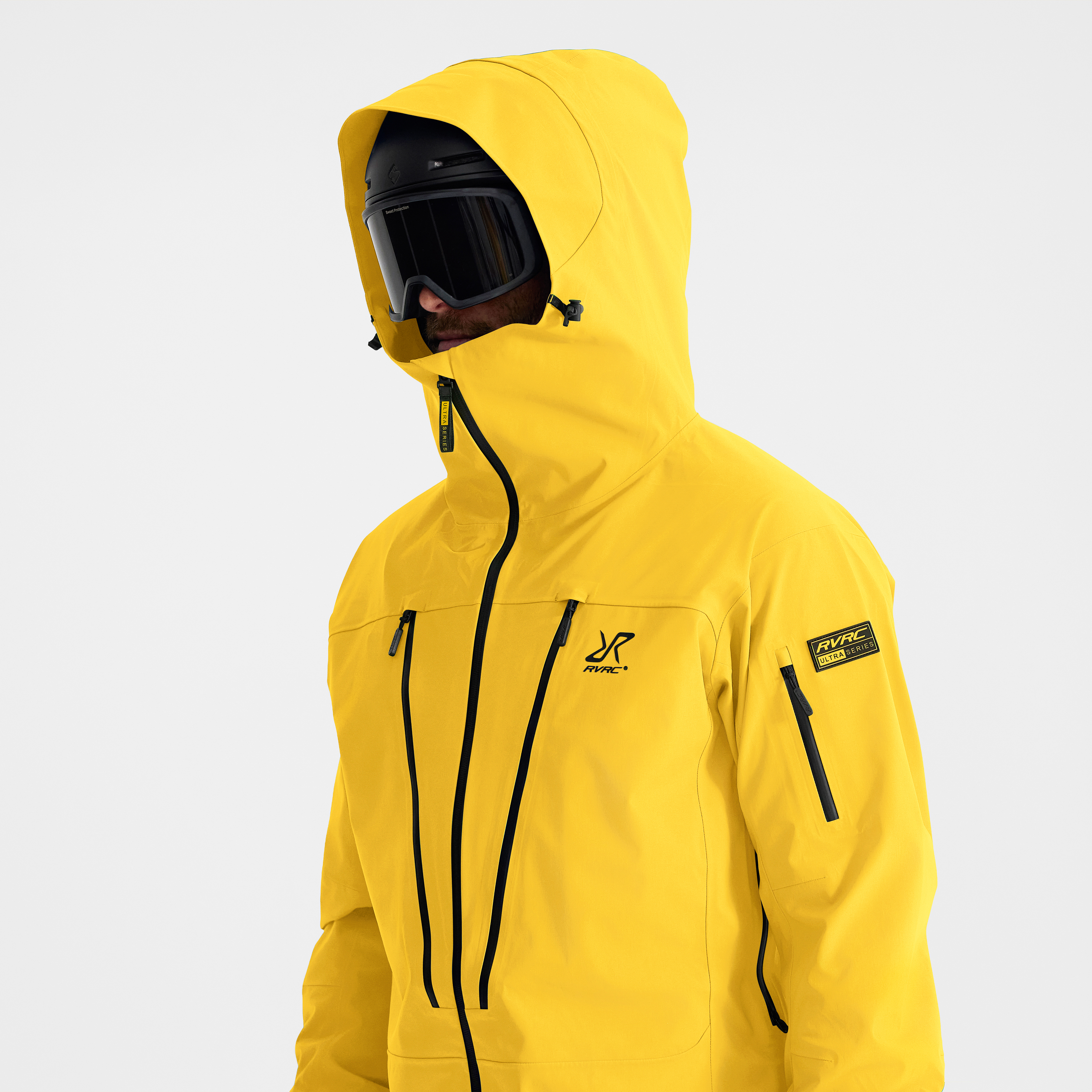 Ultra 3L Shell Jacket Yellow Homme,