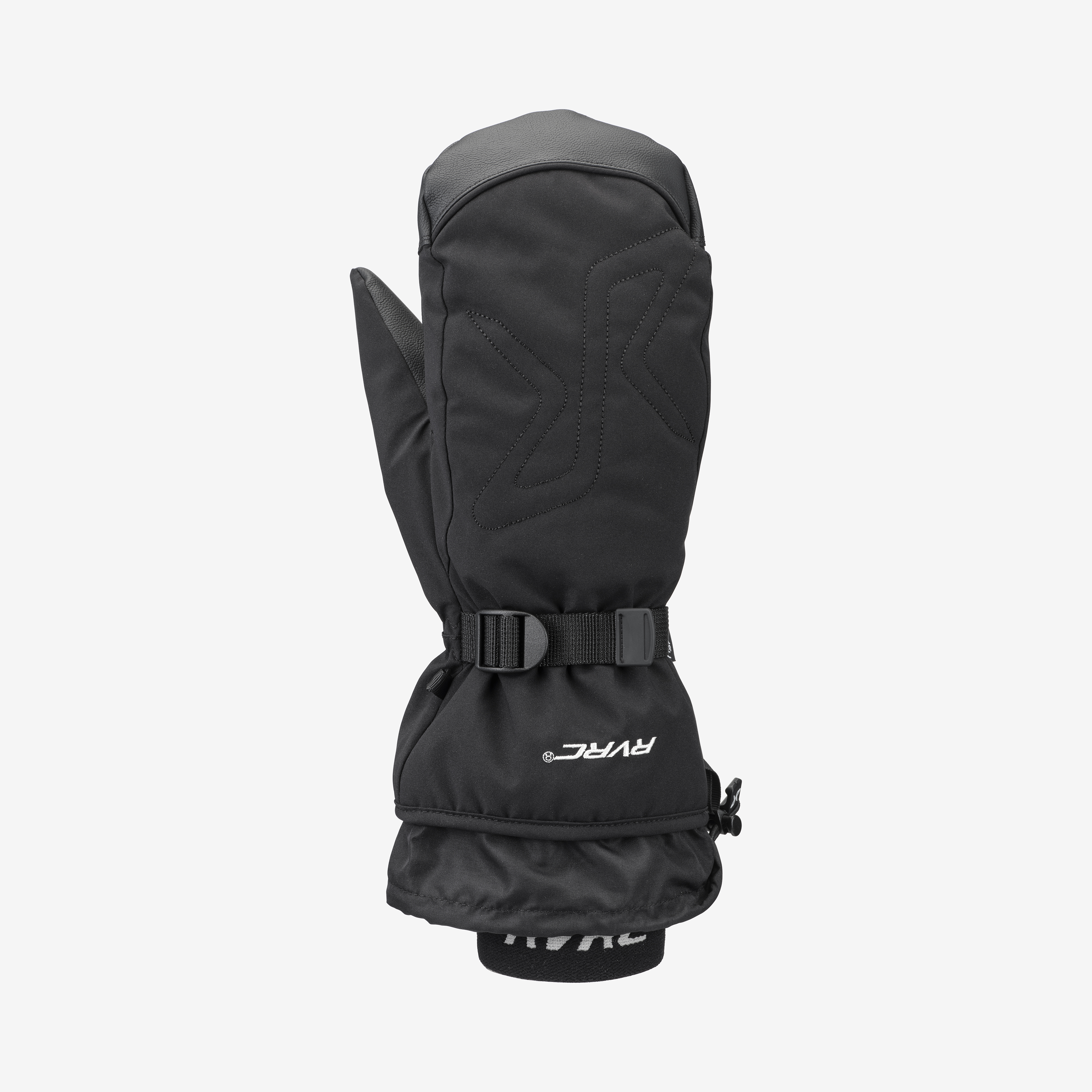 AccXel Waterproof Ski Mittens Black, 