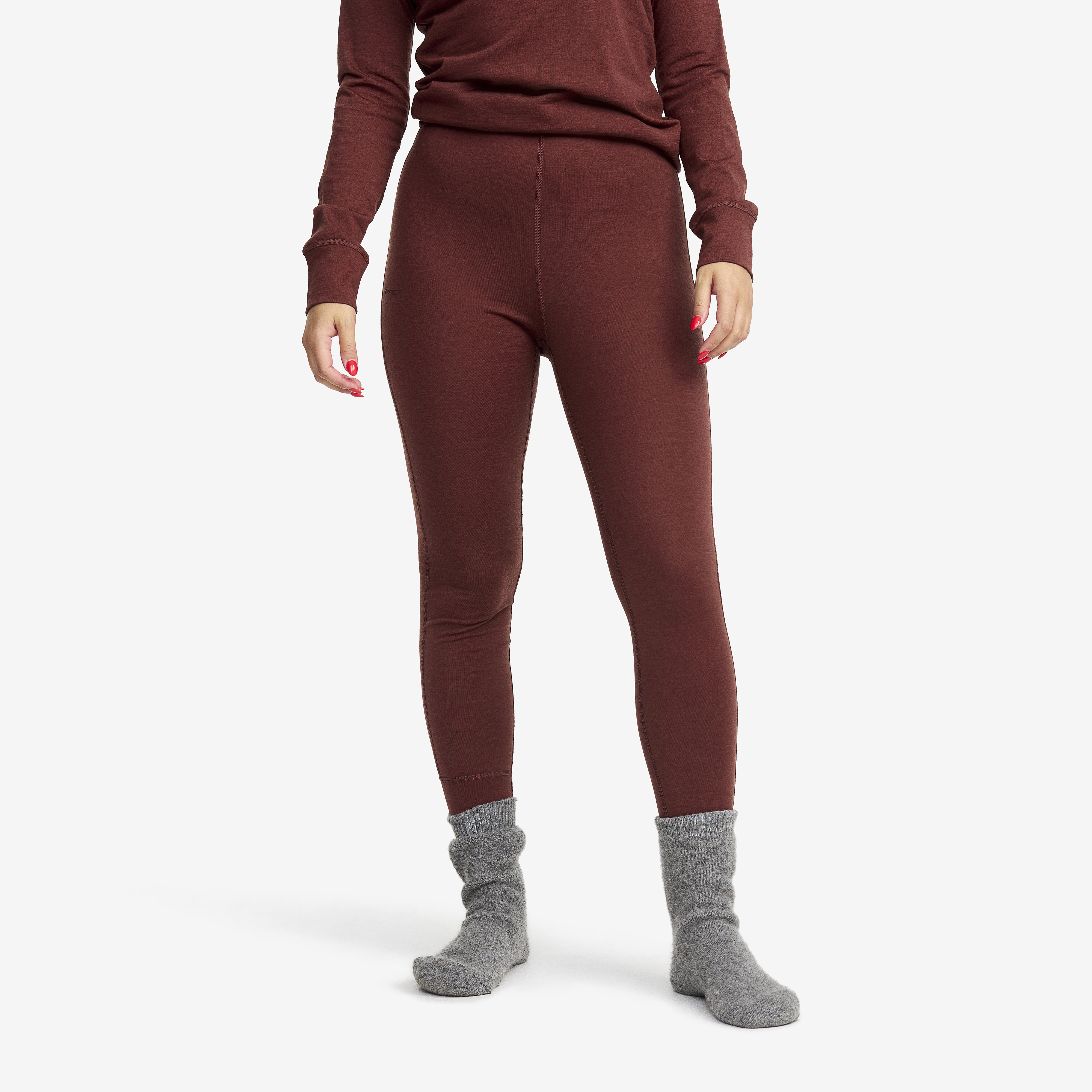 Mount Merino Pants – Dam – Earth Storlek:M – Underställ