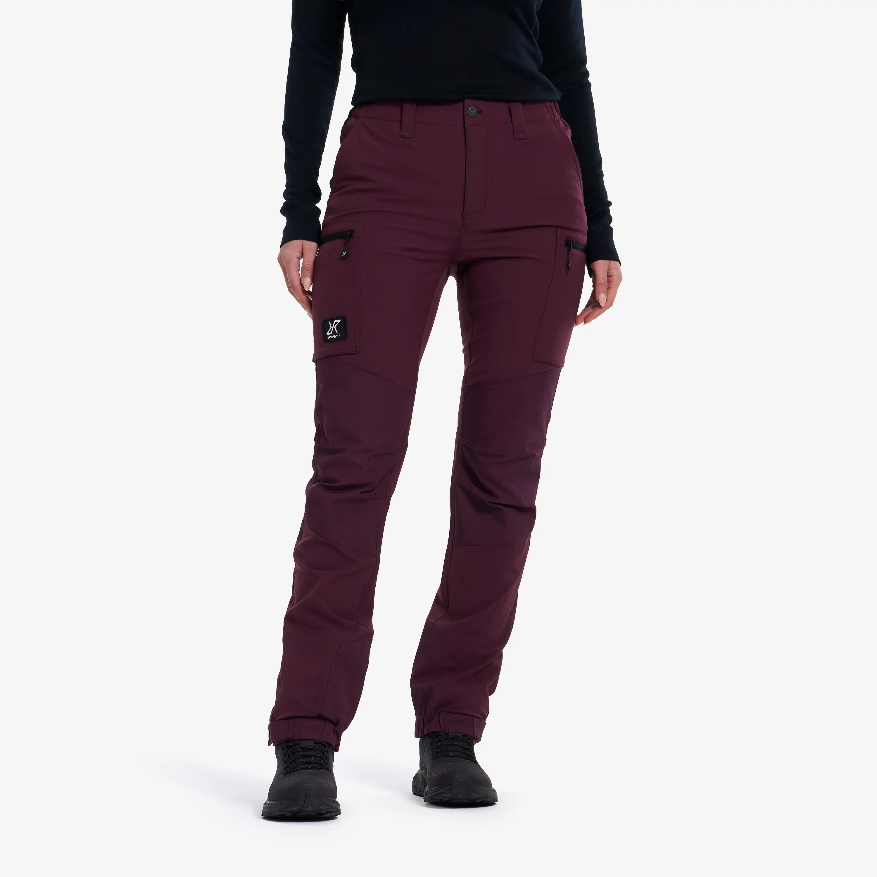 Nordwand Stretch High-waist Trousers Winetasting Women, 