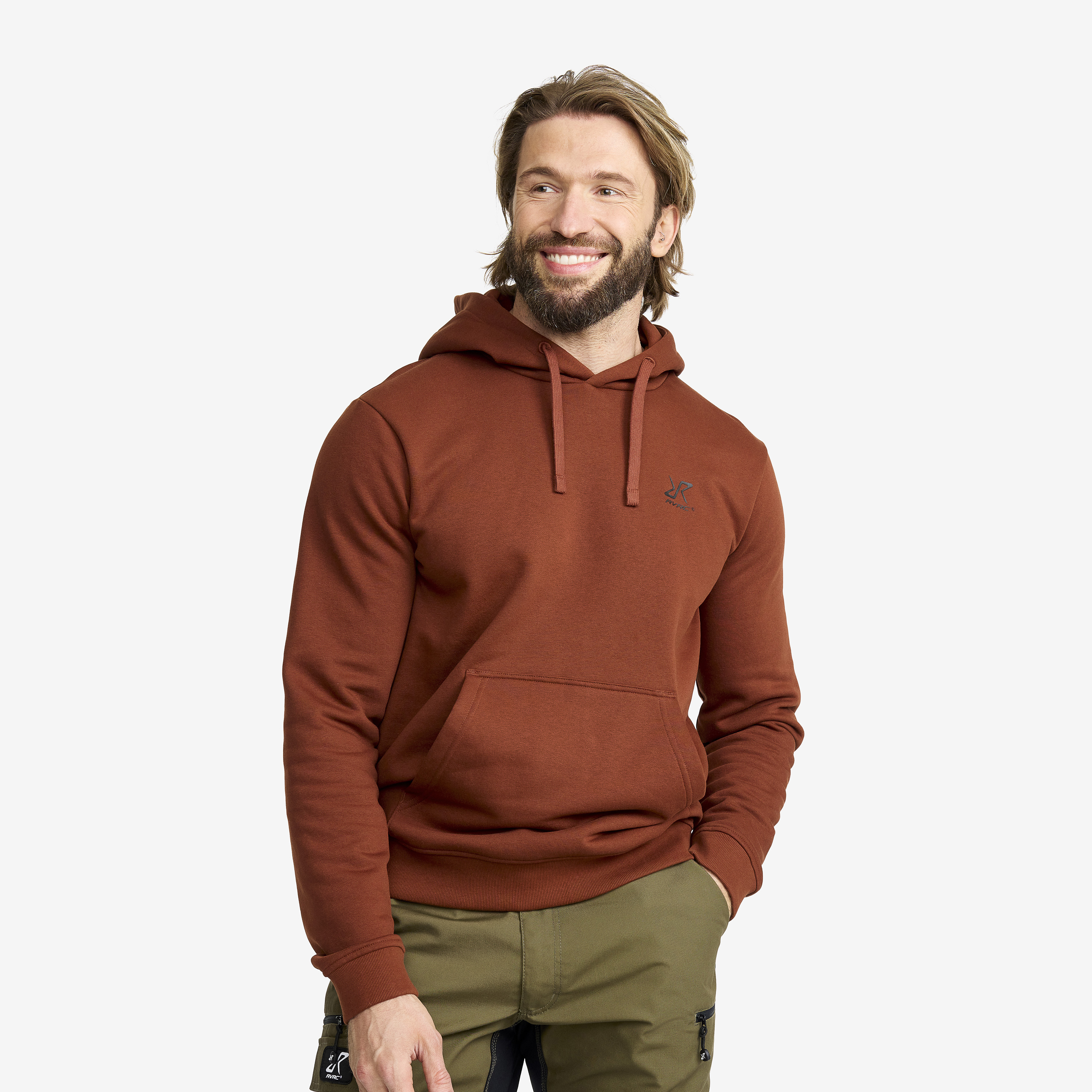 RVRC Hoodie Miehet Smoked Paprika Koko:M – Miehet > Paidat > Hupparit