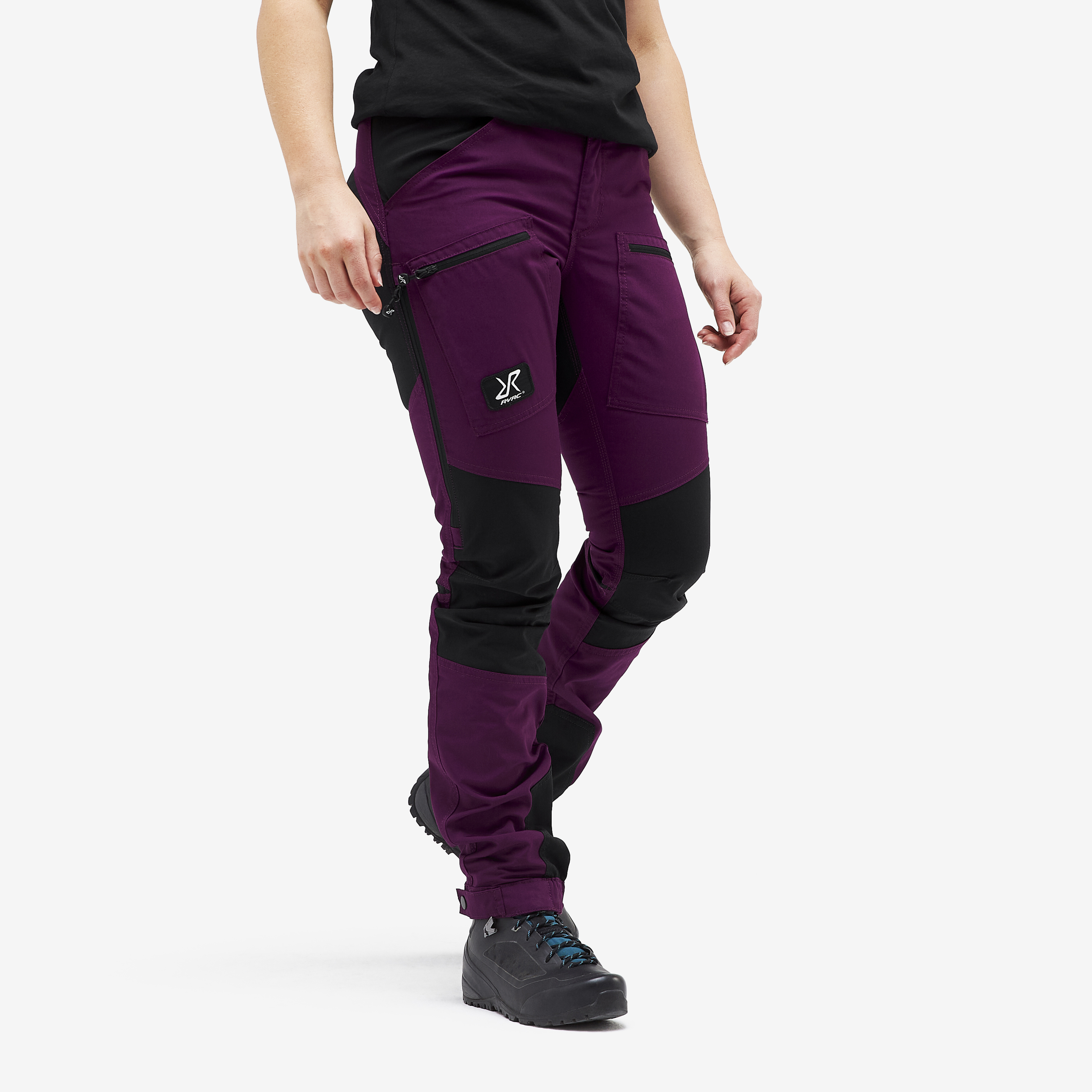 Nordwand Pro hiking pants for women in purple