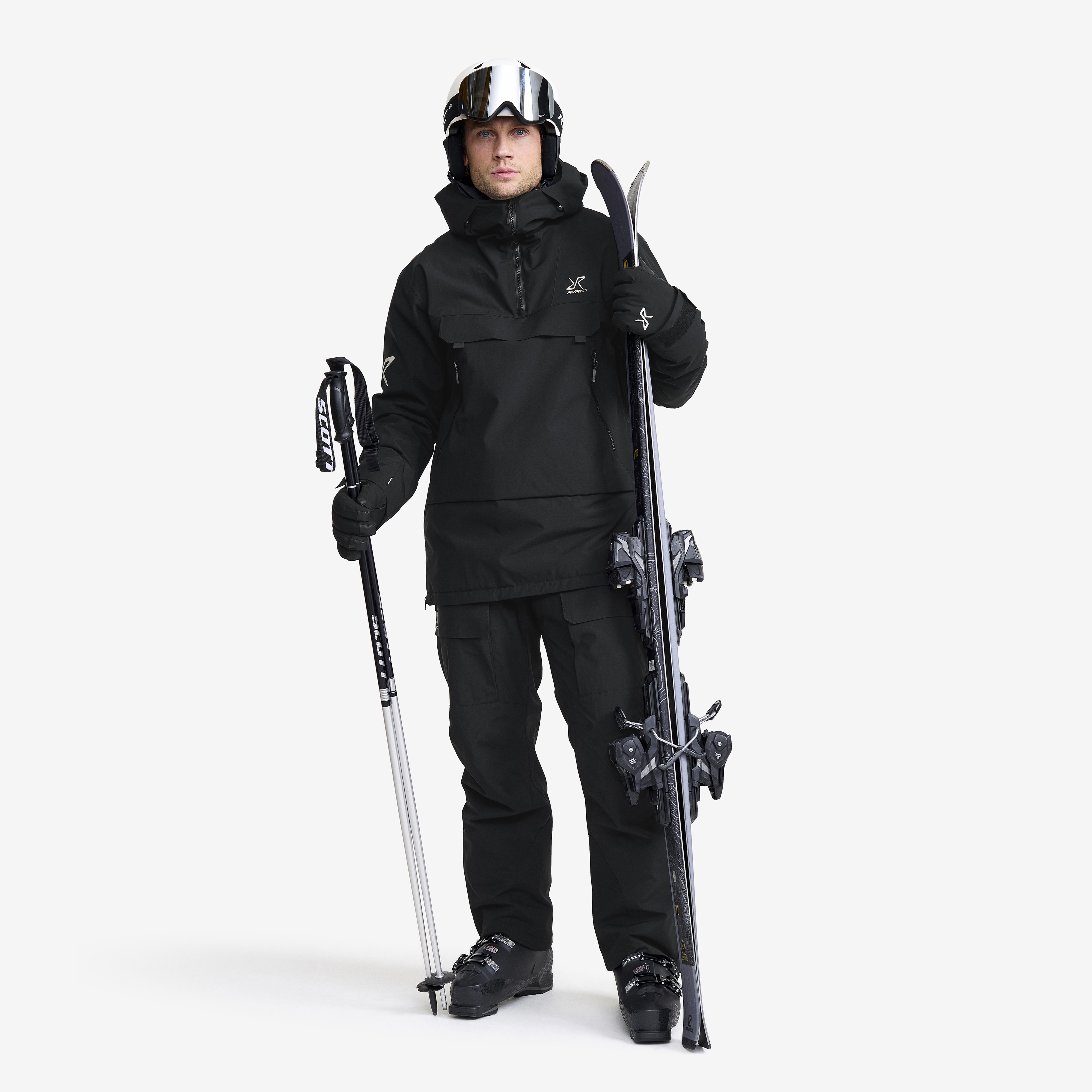 AccXel Insulated 2L Ski Anorak Men Black | RevolutionRace
