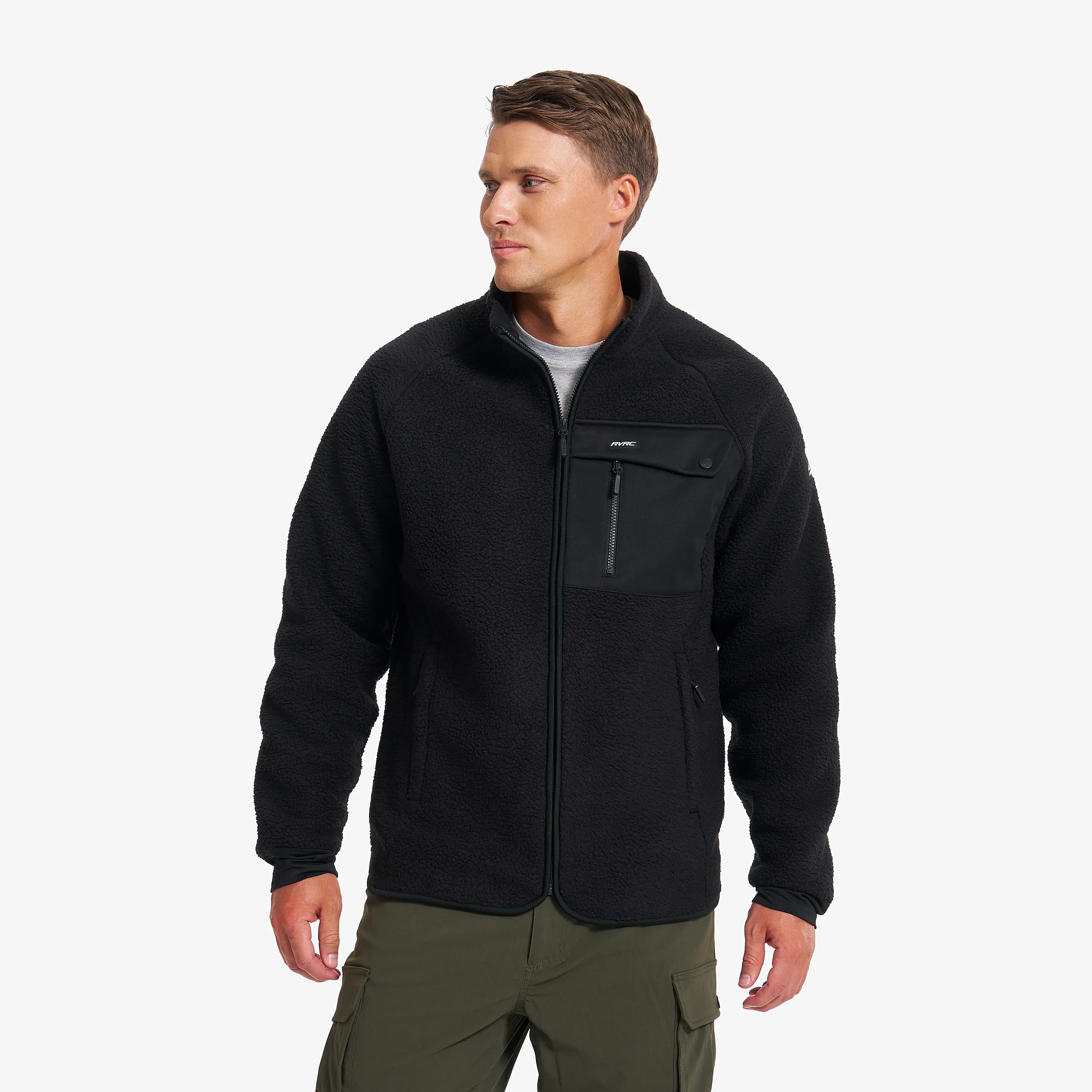 Sherpa Full-zip Fleece Jacket