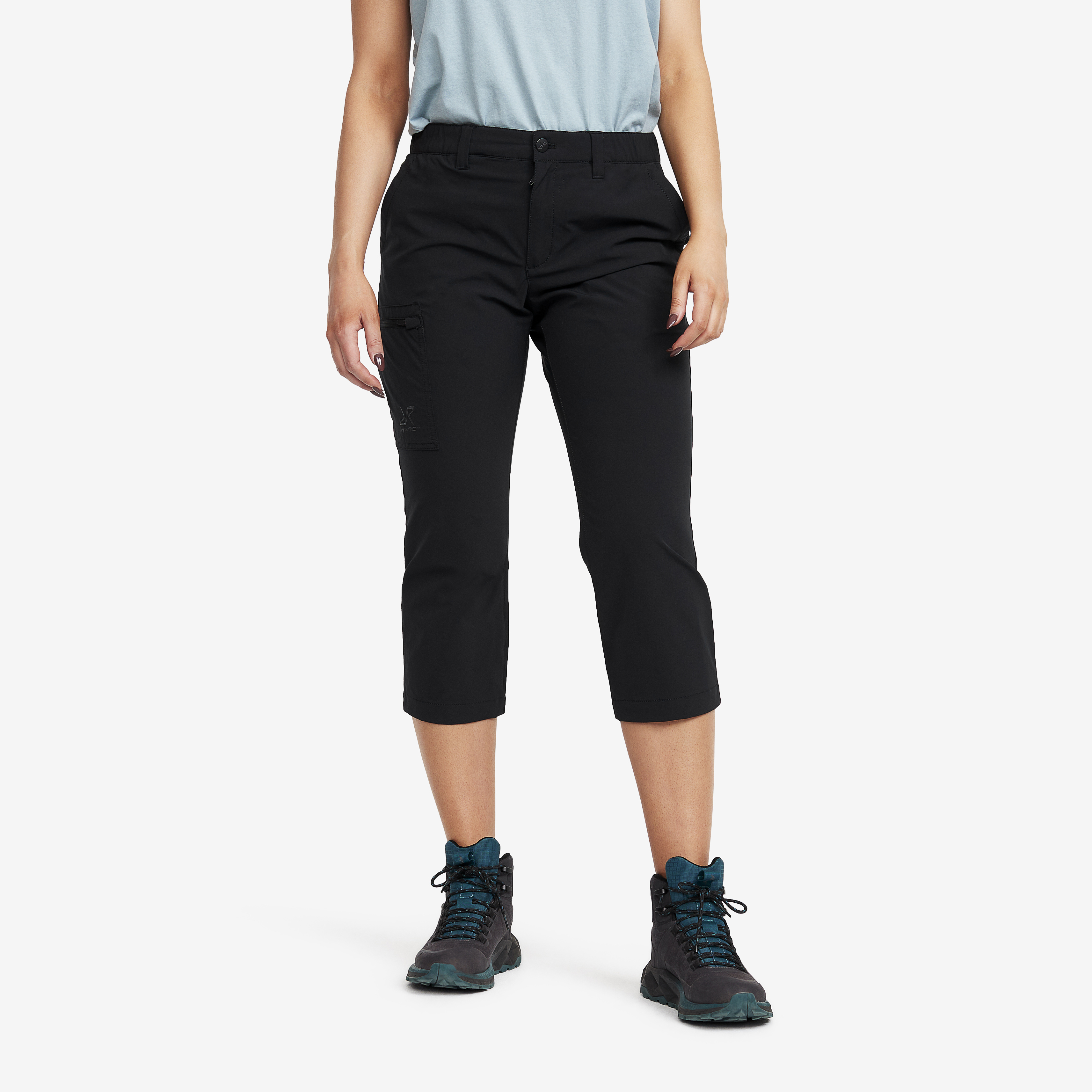 Adventure 3/4 Stretch Pants Dam Black, :S