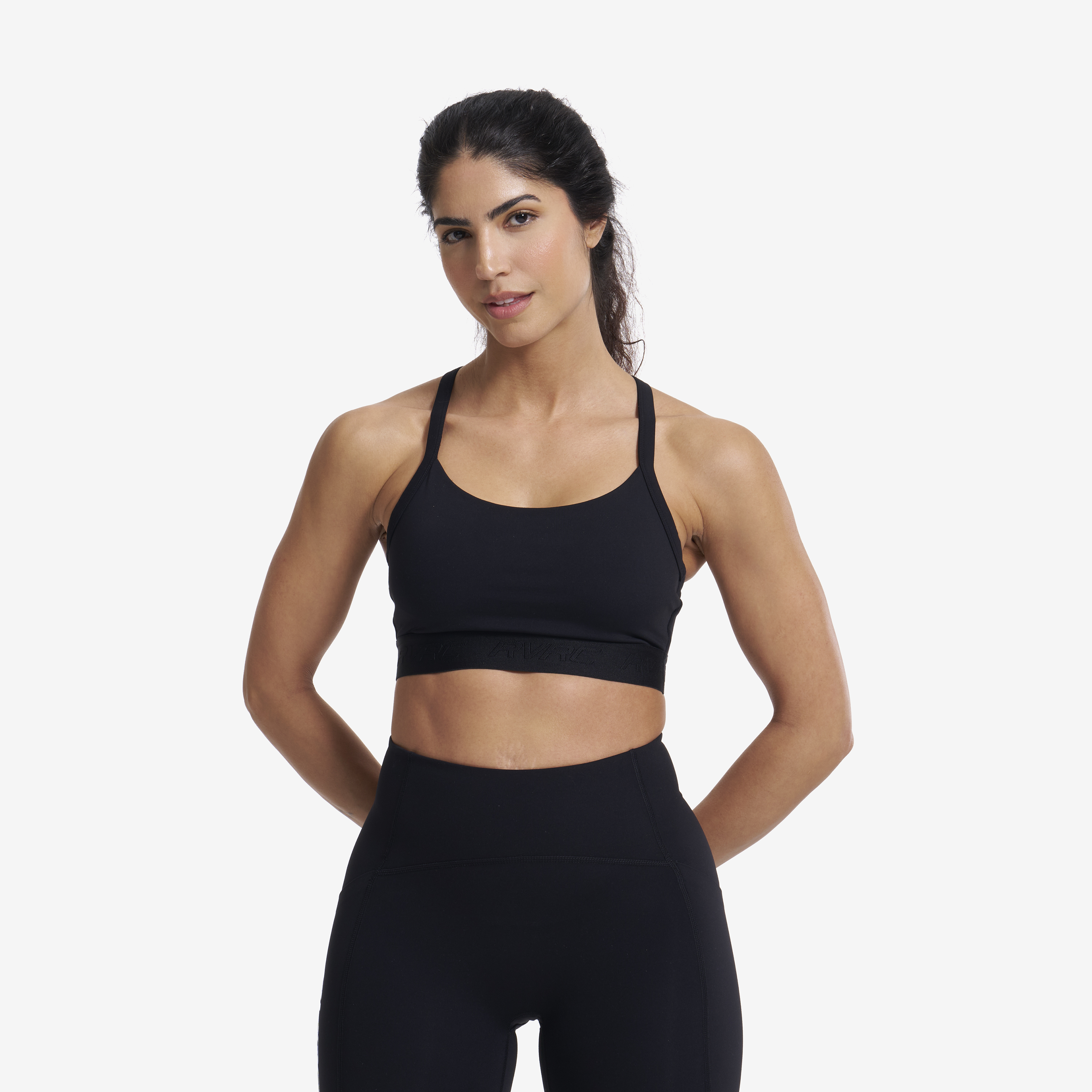 Aero Medium Sports Bra Black Women, 