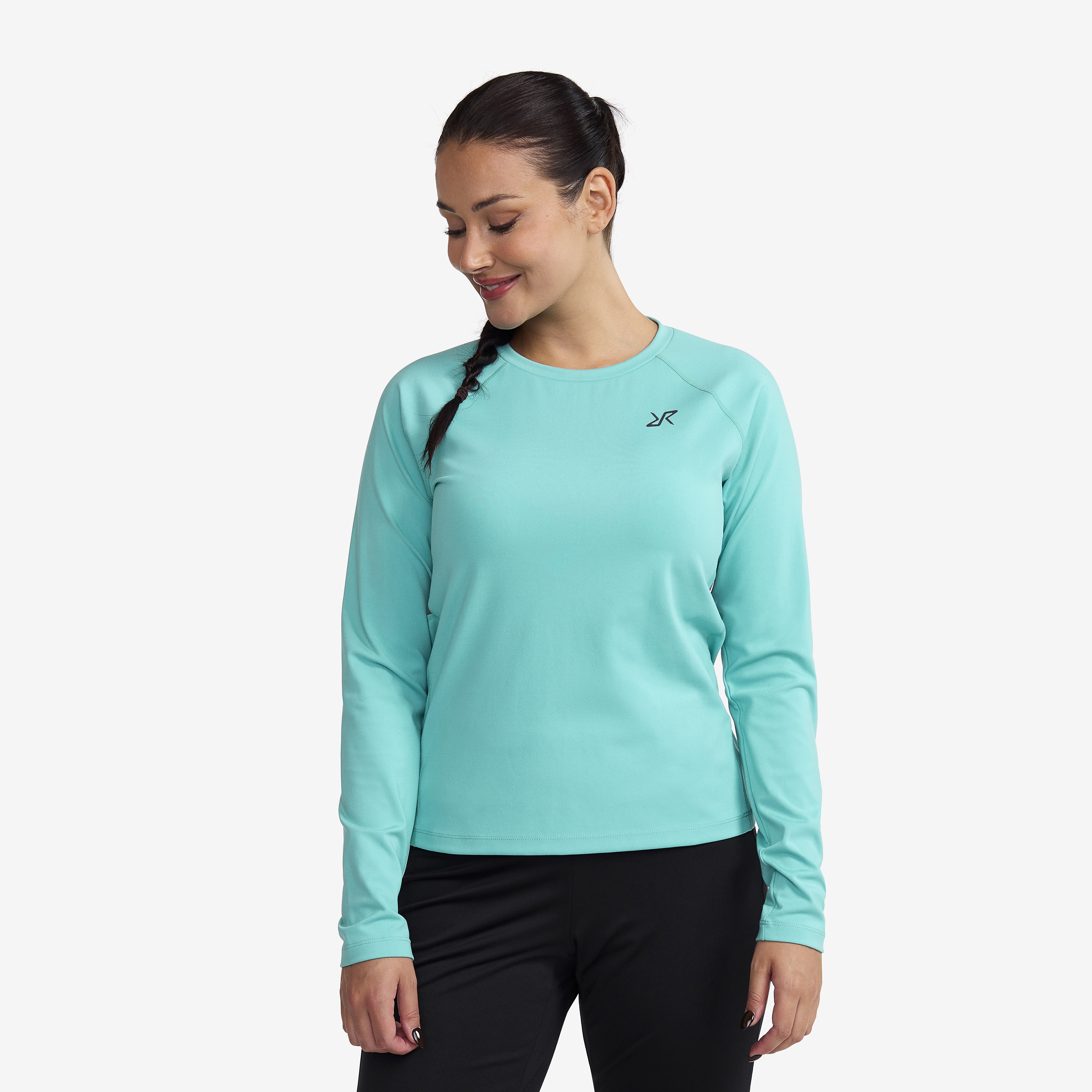 Prep Crew Neck Top Porcelain Naiset,