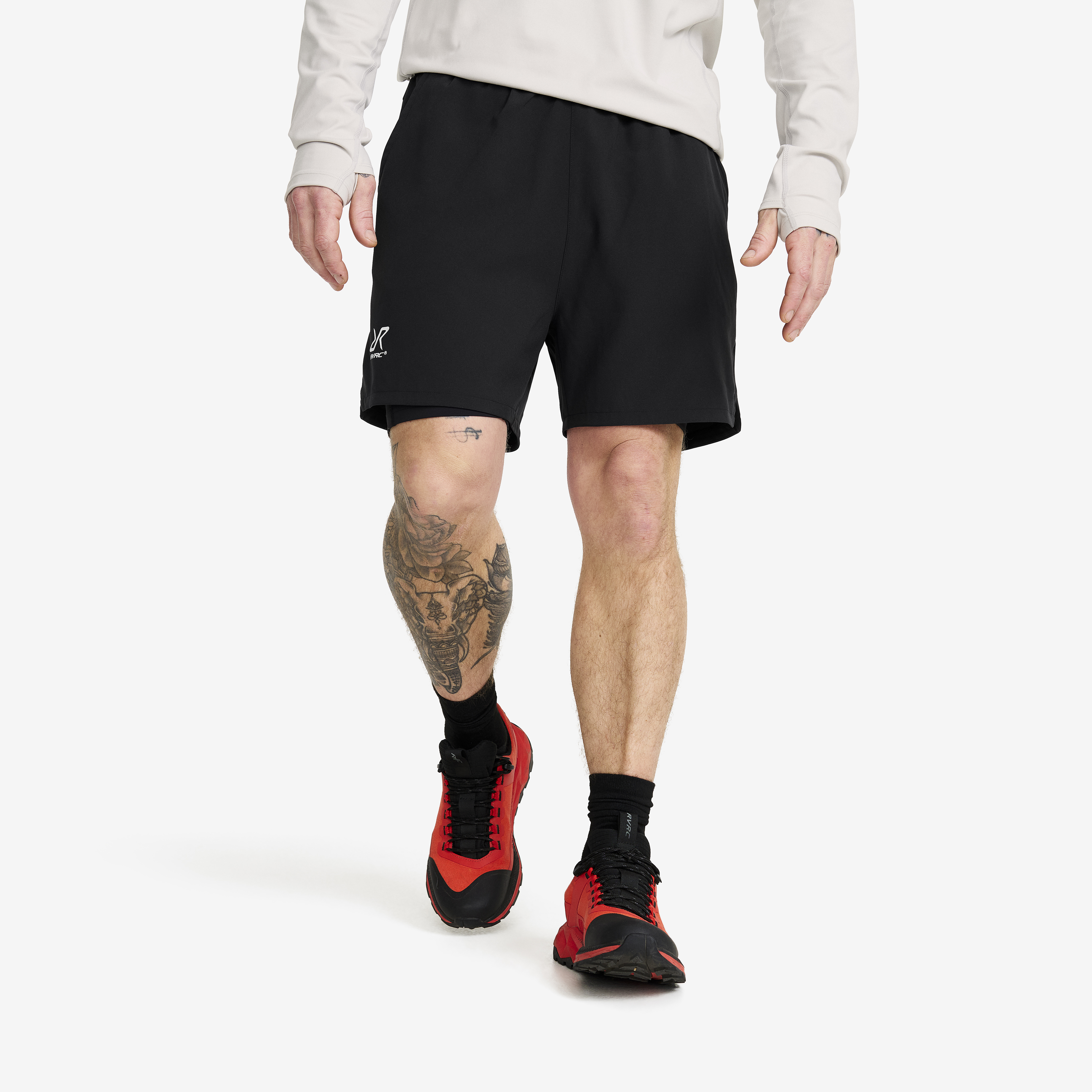 Rise 2-in-1 Shorts Black Men,