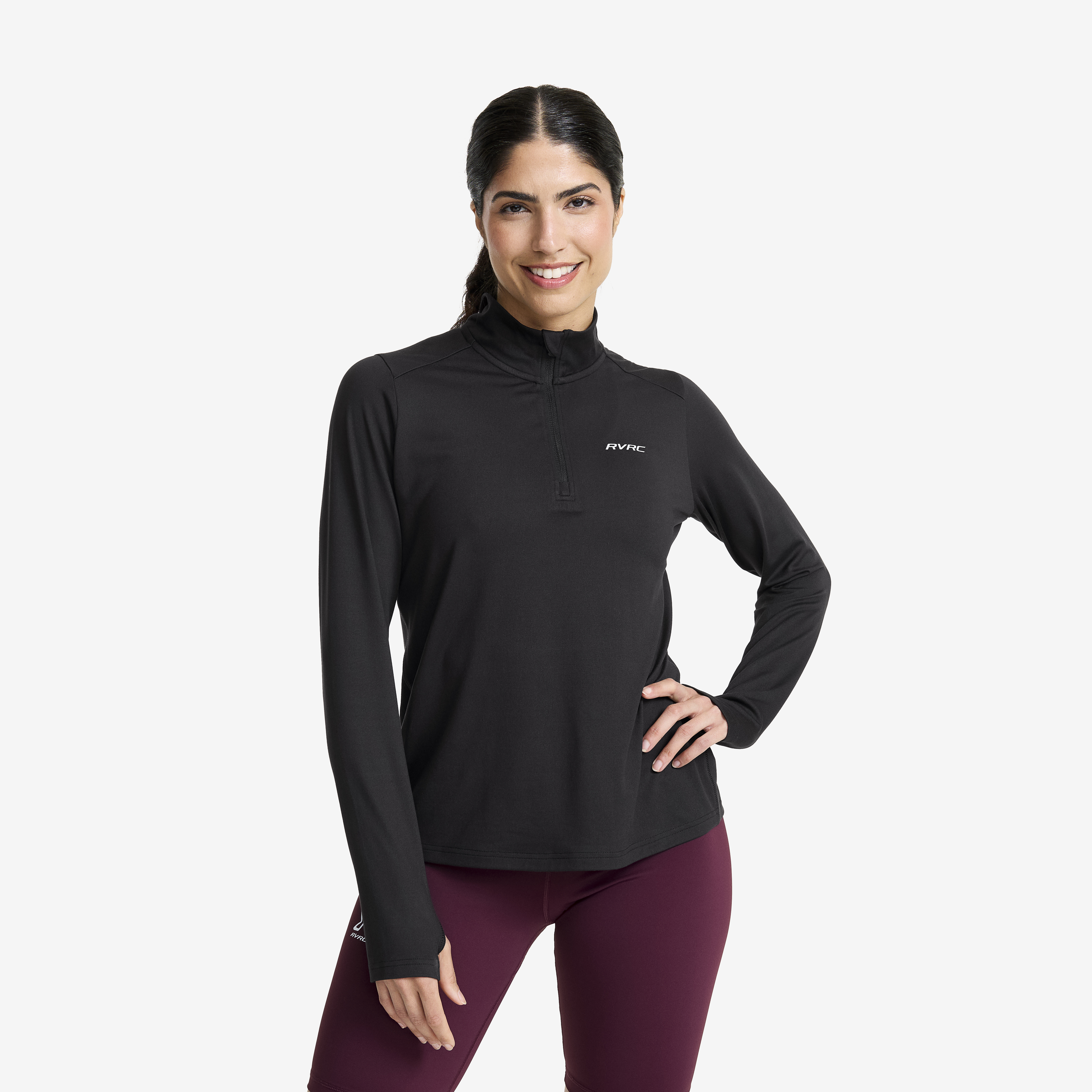 Impulse Half-zip Top Black Women,