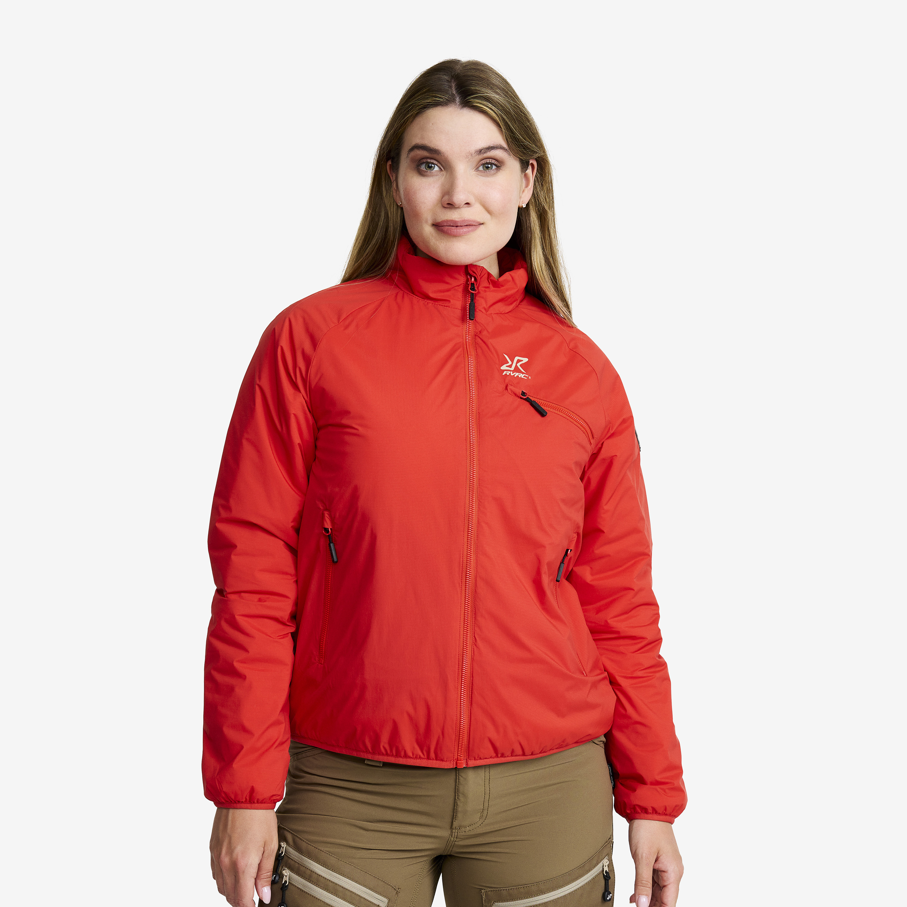 Skalljakke, Turjakke & Vindjakke, Flatter Insulated Jacket Dame Aurora Red
