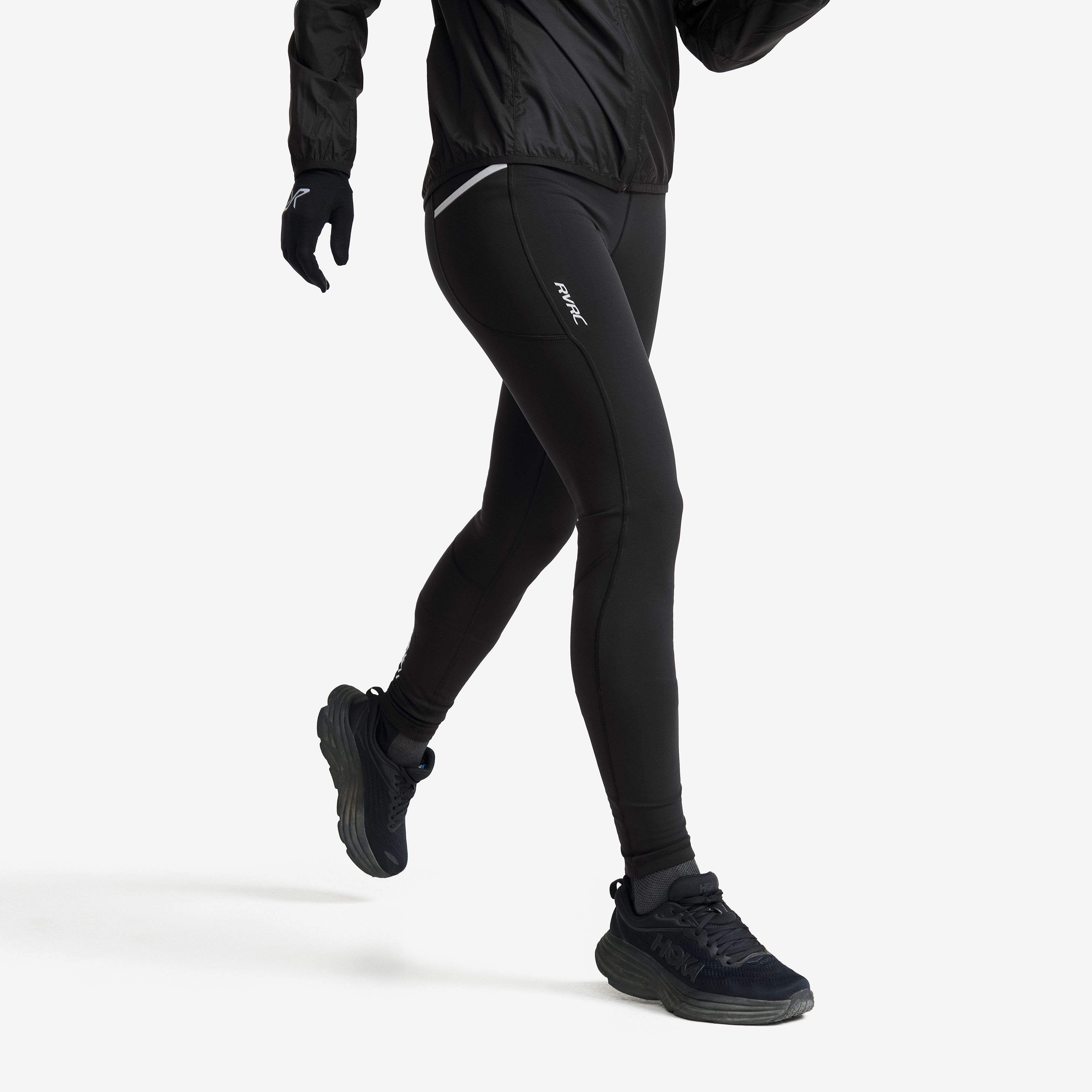 Sprint Winter Leggings Dam Black, :XL