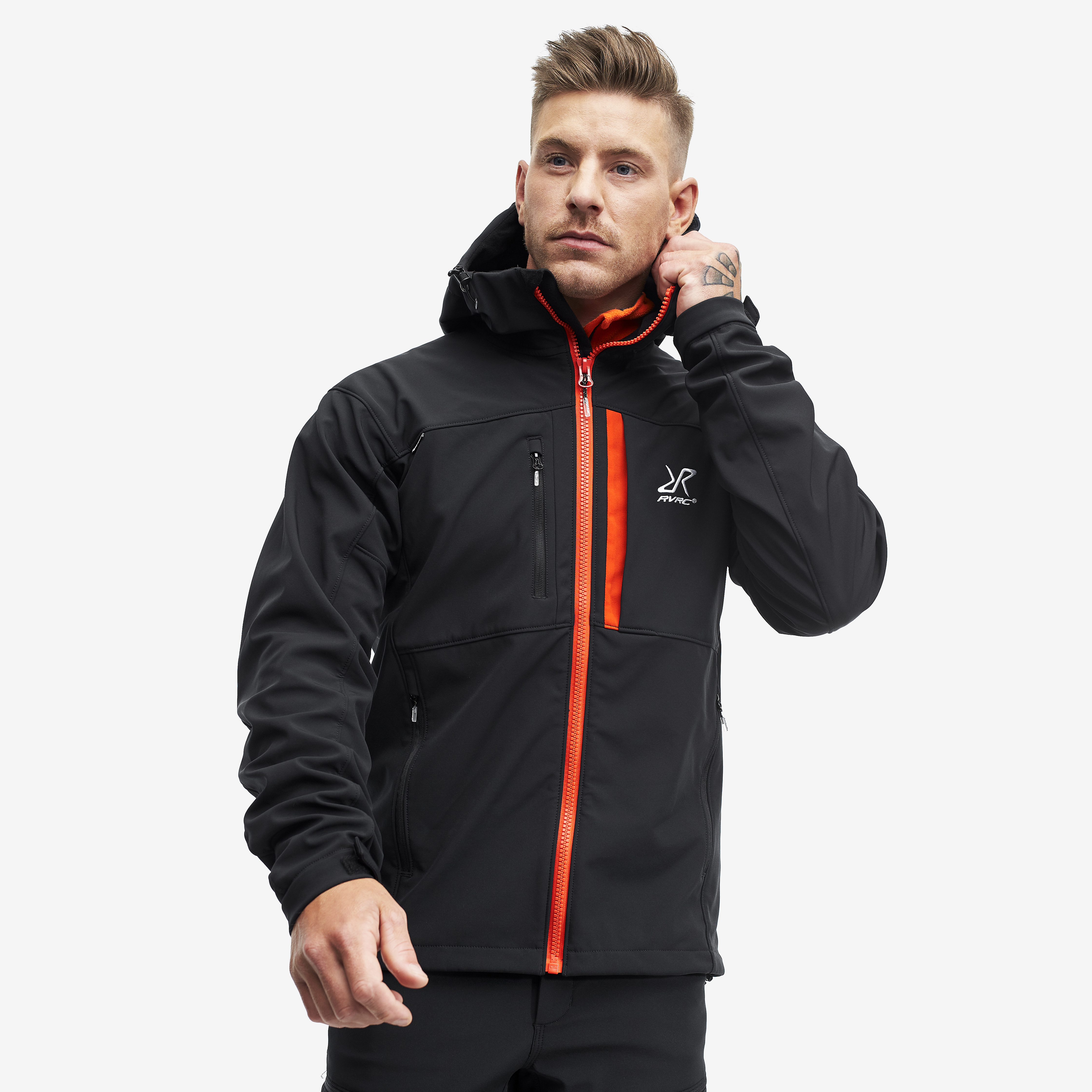 Hiball Jacket Black/Orange Herre