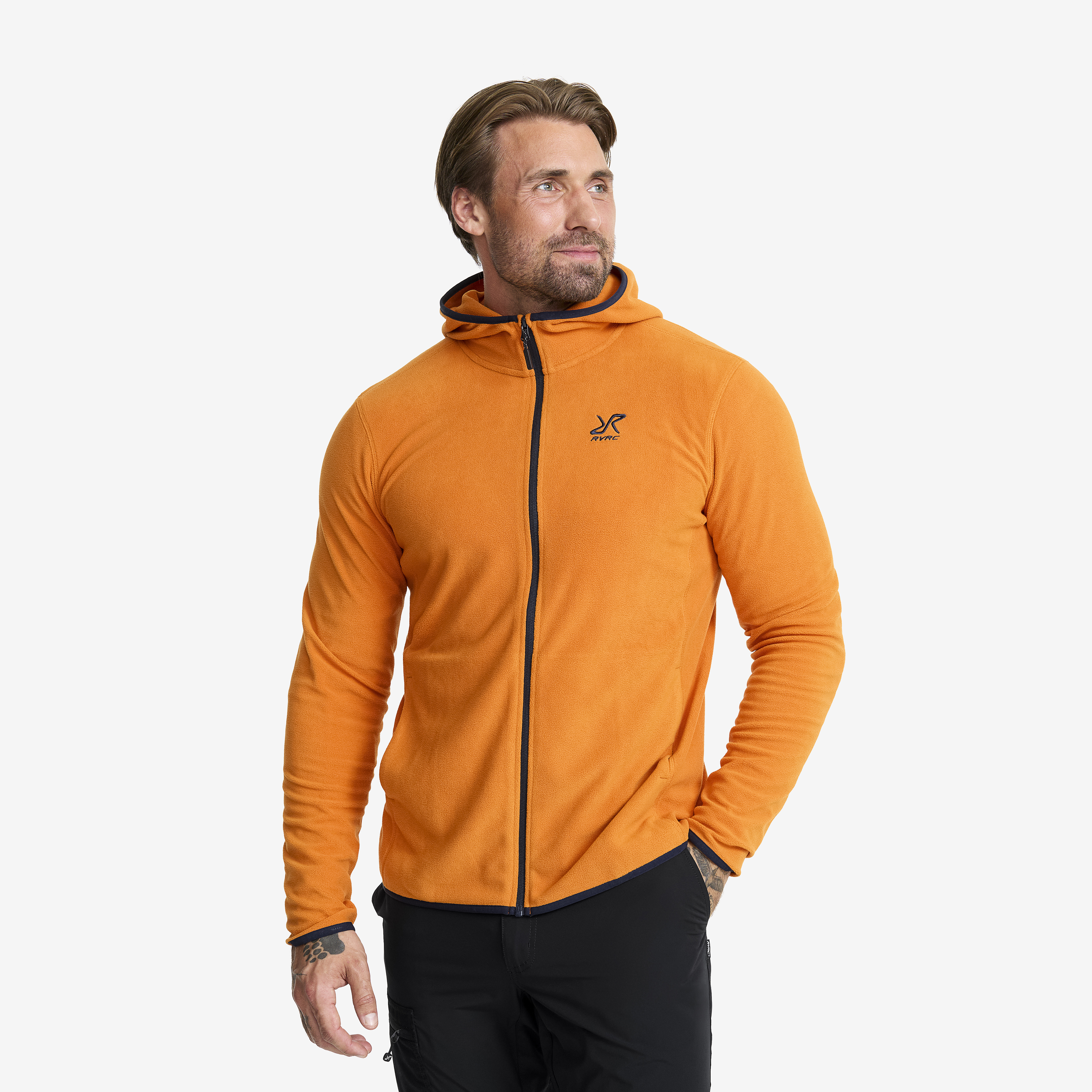 Hiker Fleece Hoodie Herr Desert Sun, :M