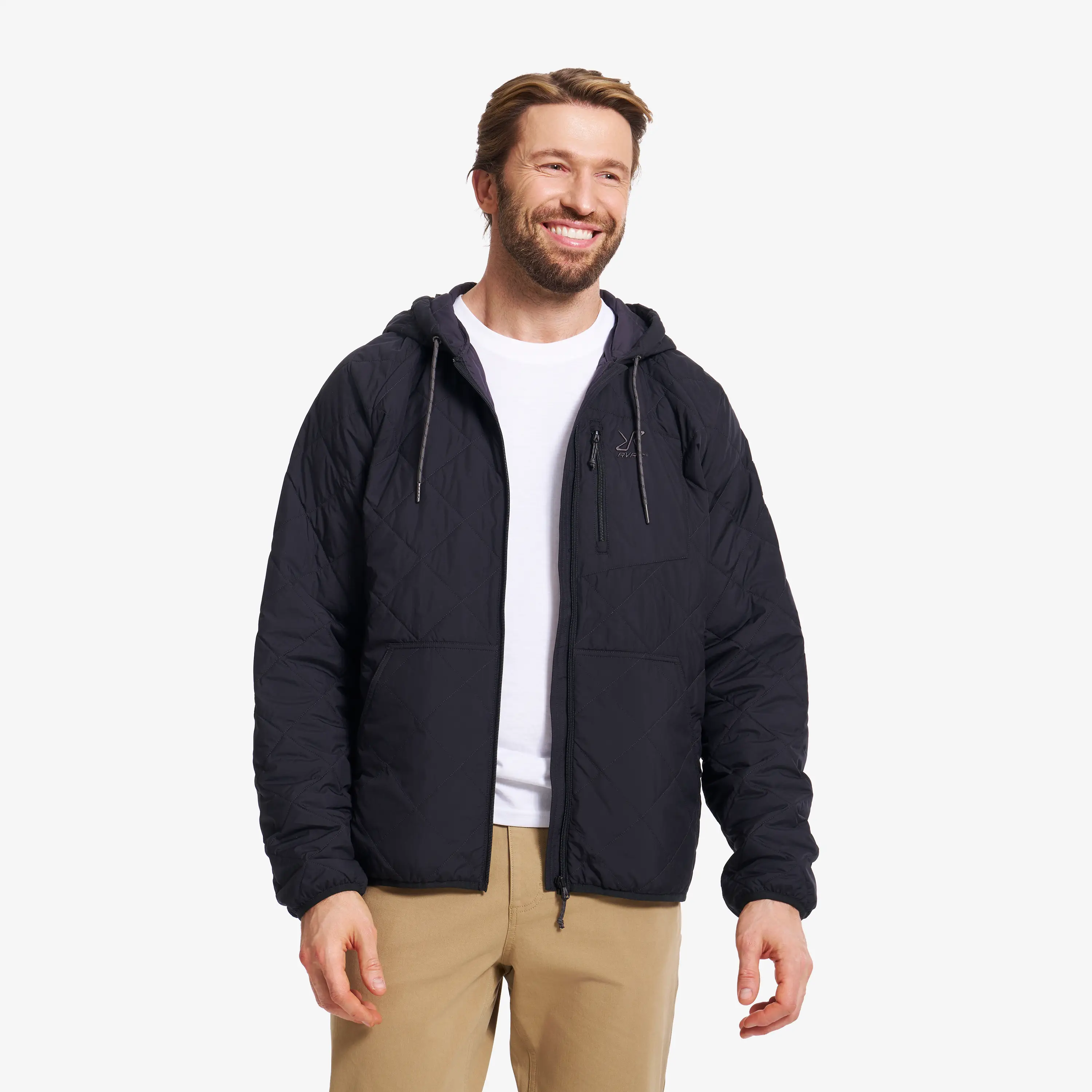 Tapa Quilt Insulated Jacket Herre Black