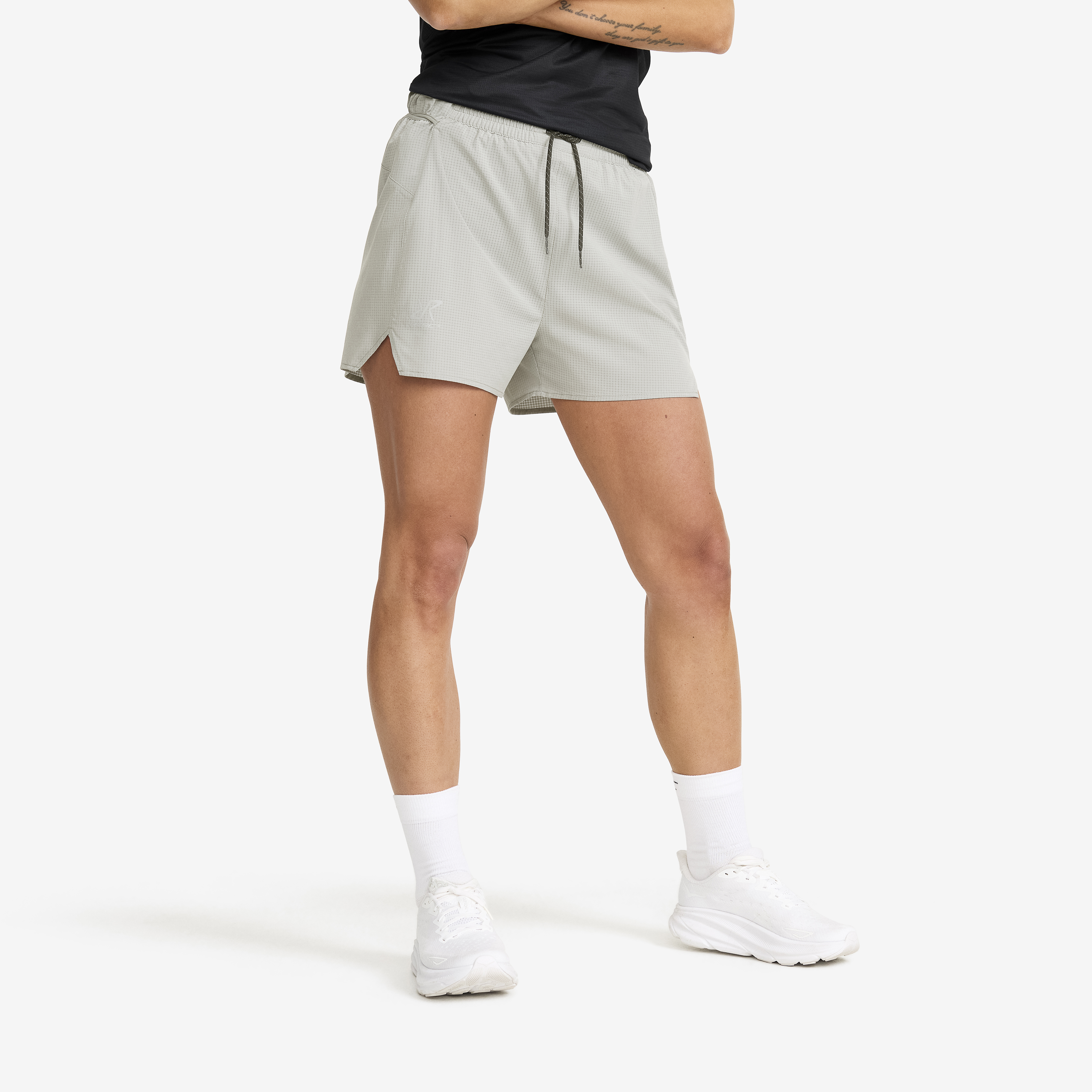 Rush Pro Shorts Limestone Grey Women,