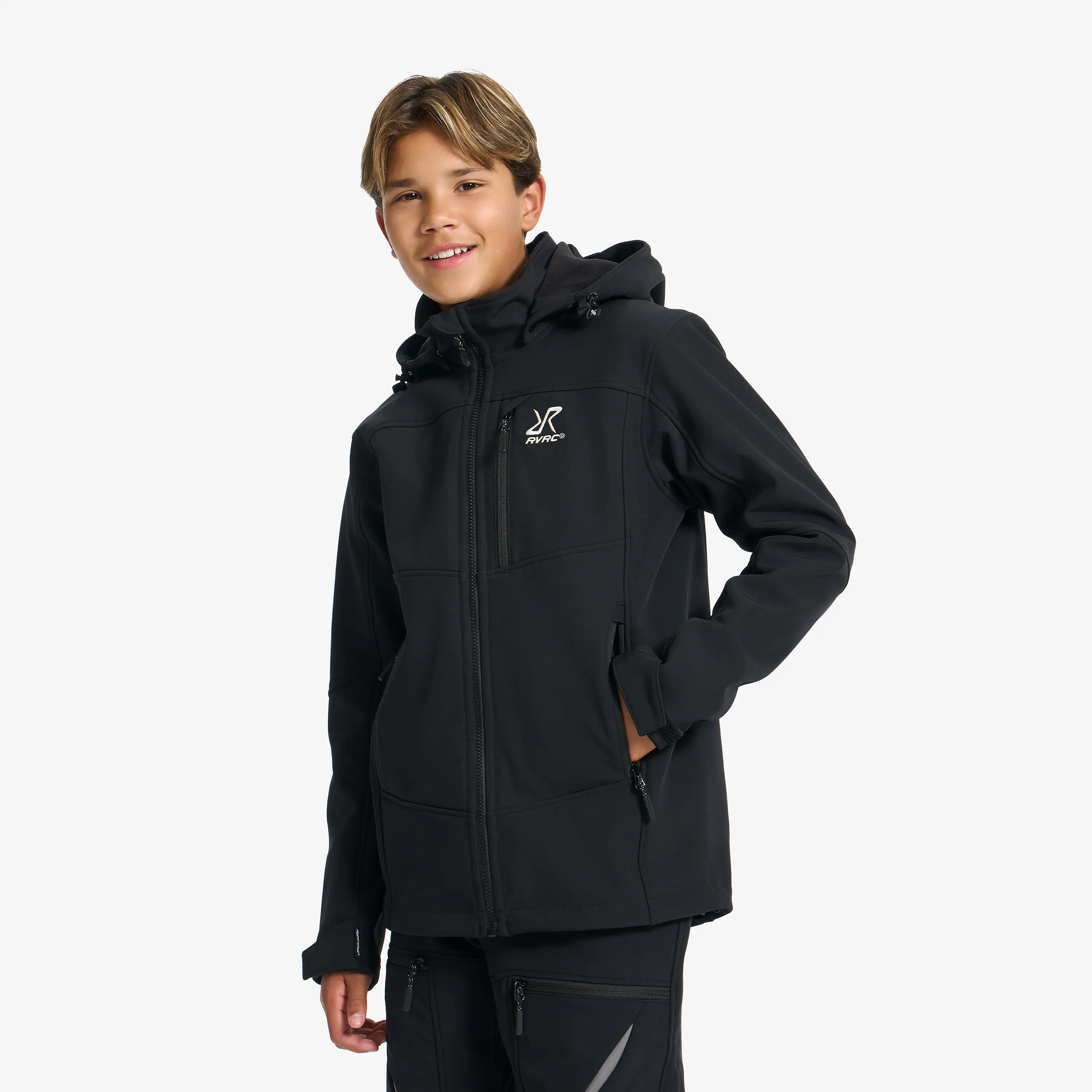 Hiball Softshell Jacket Teens Black, :158