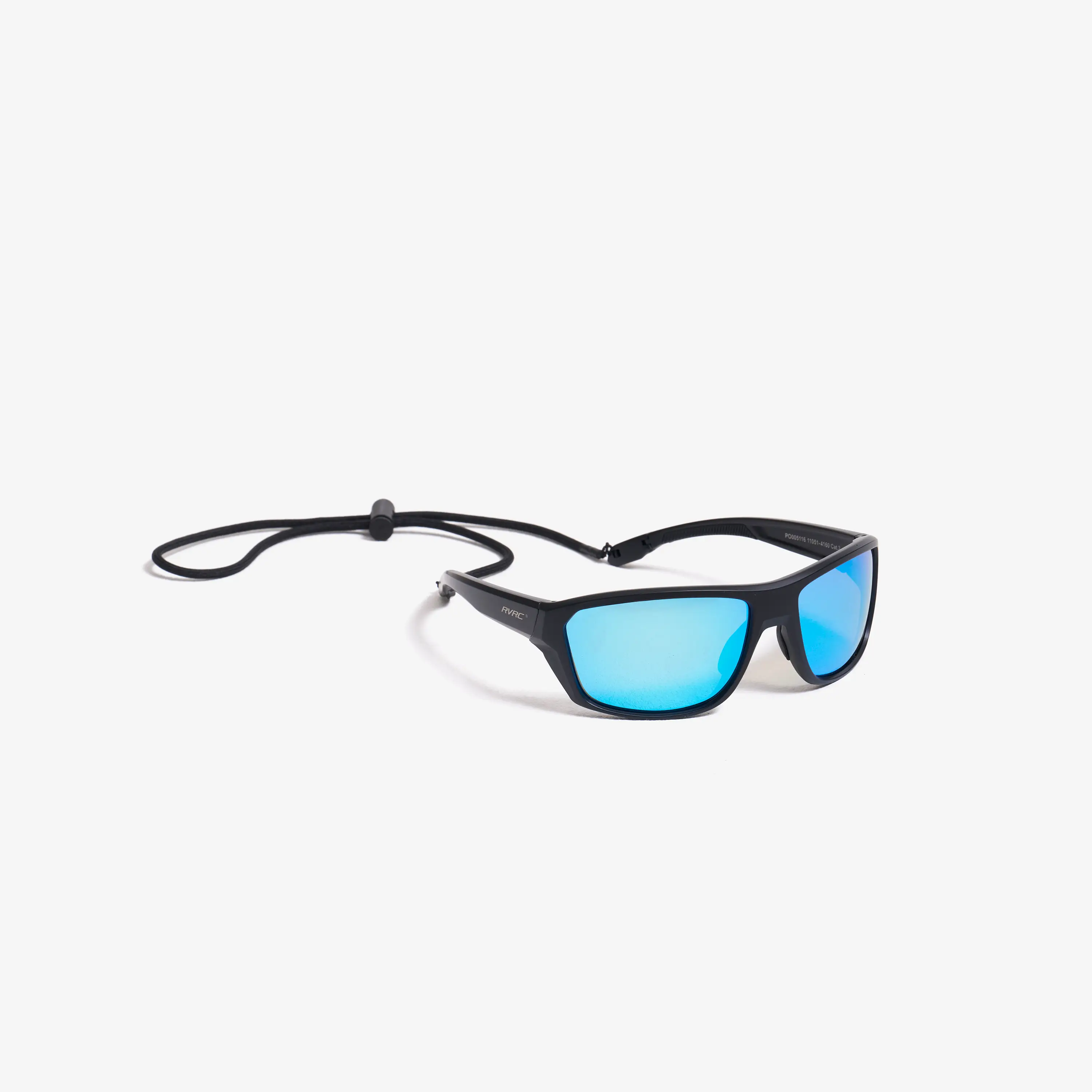 Virgo Polarized Sports Sunglasses Unisex True Blue/Black, Størrelse:One Size - Tilbehør > Briller