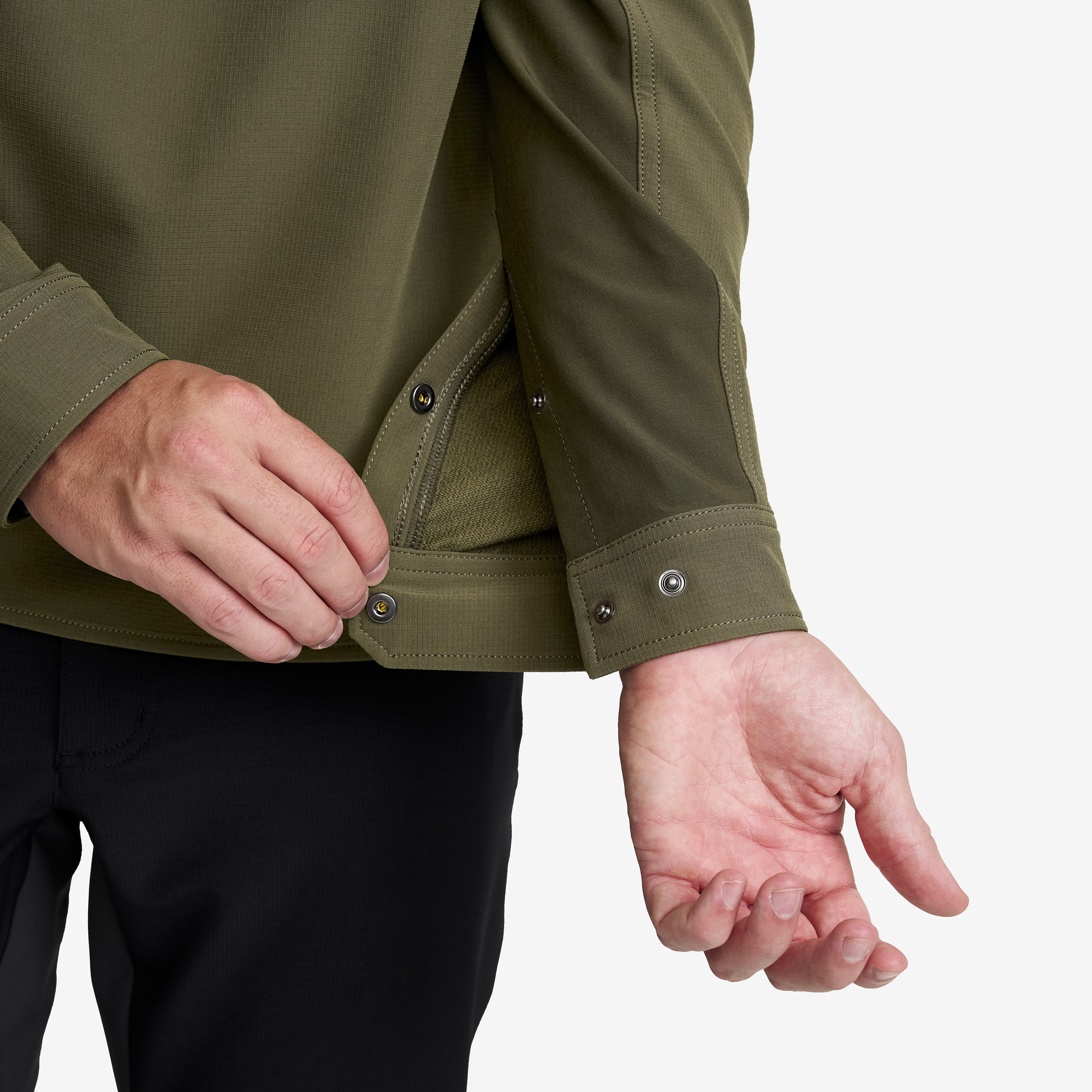 Ridge Half-zip Stretch Shirt Men Grape Leaf/Forest Night