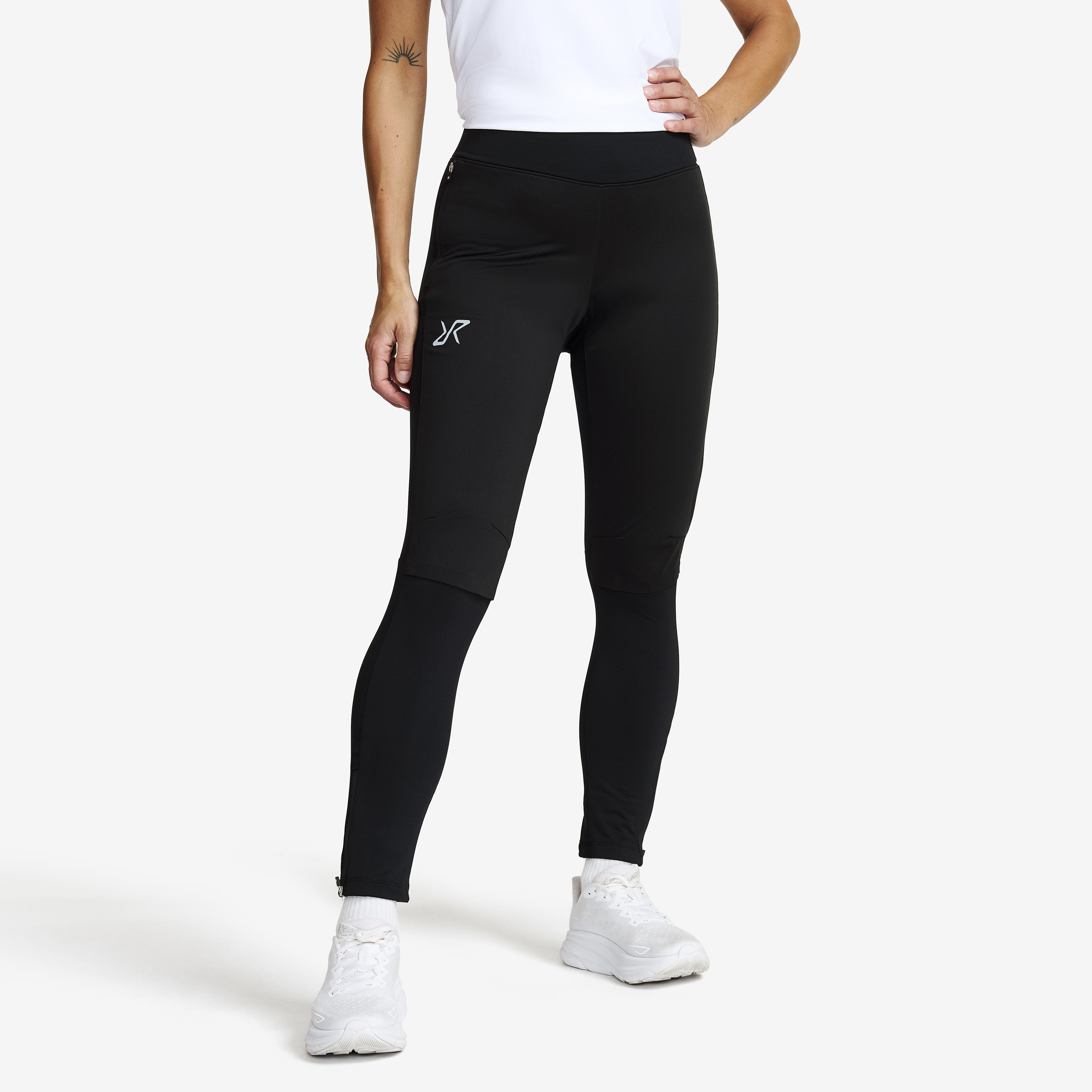 Pace Wind Tights Black Damskie,