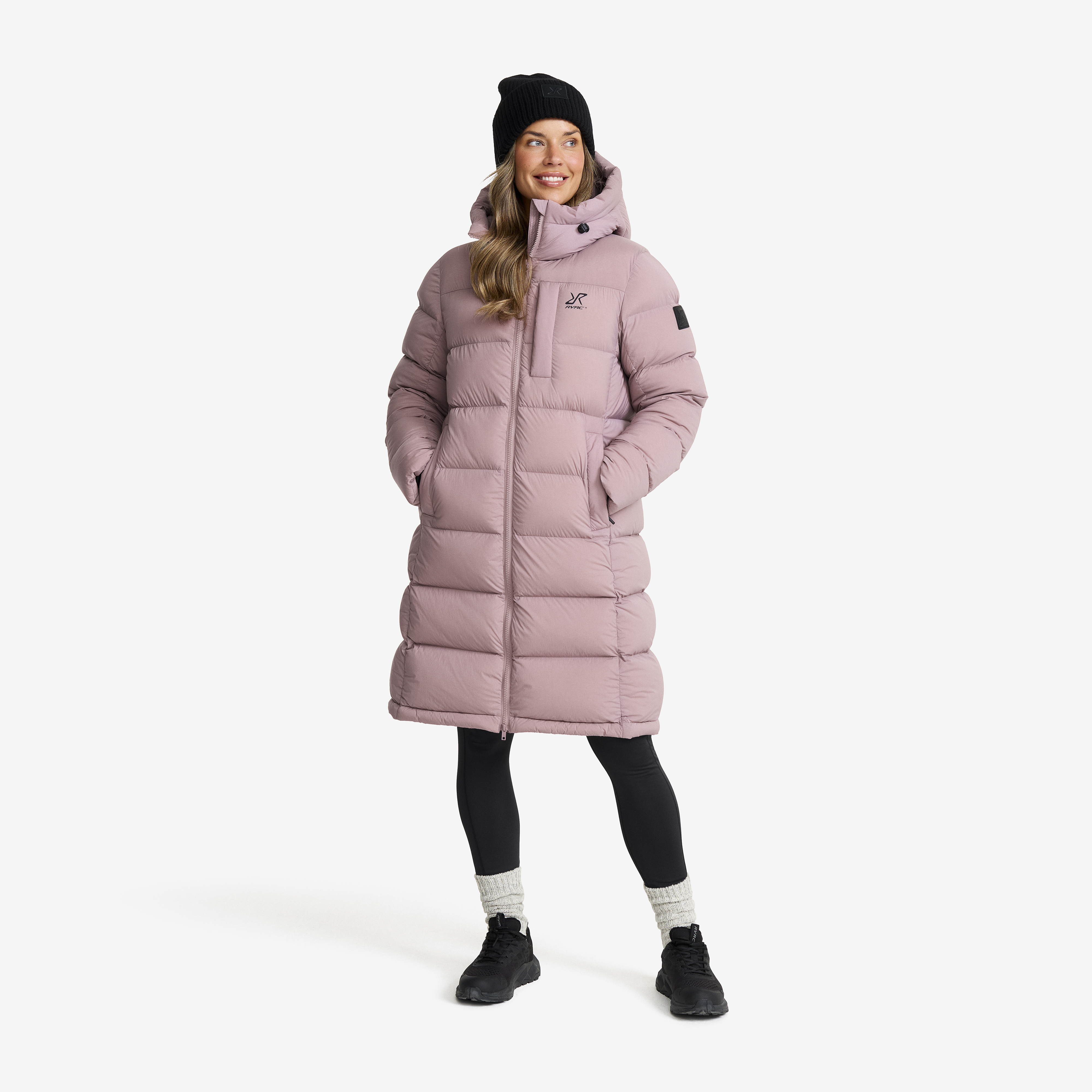 Flexpedition Down Parka Dusty Mauve Damen, 