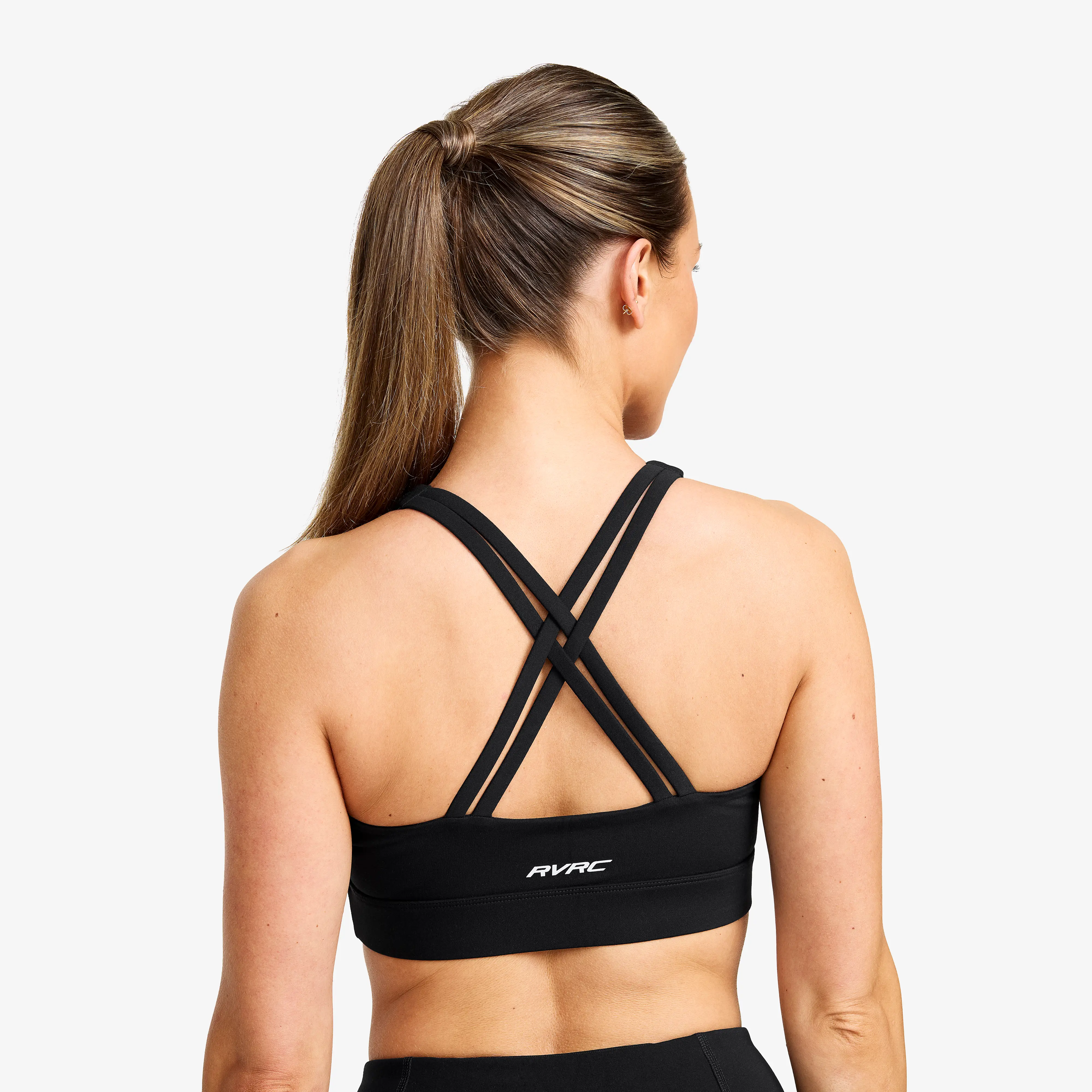Rapid Medium Sports Bra Black Naiset,