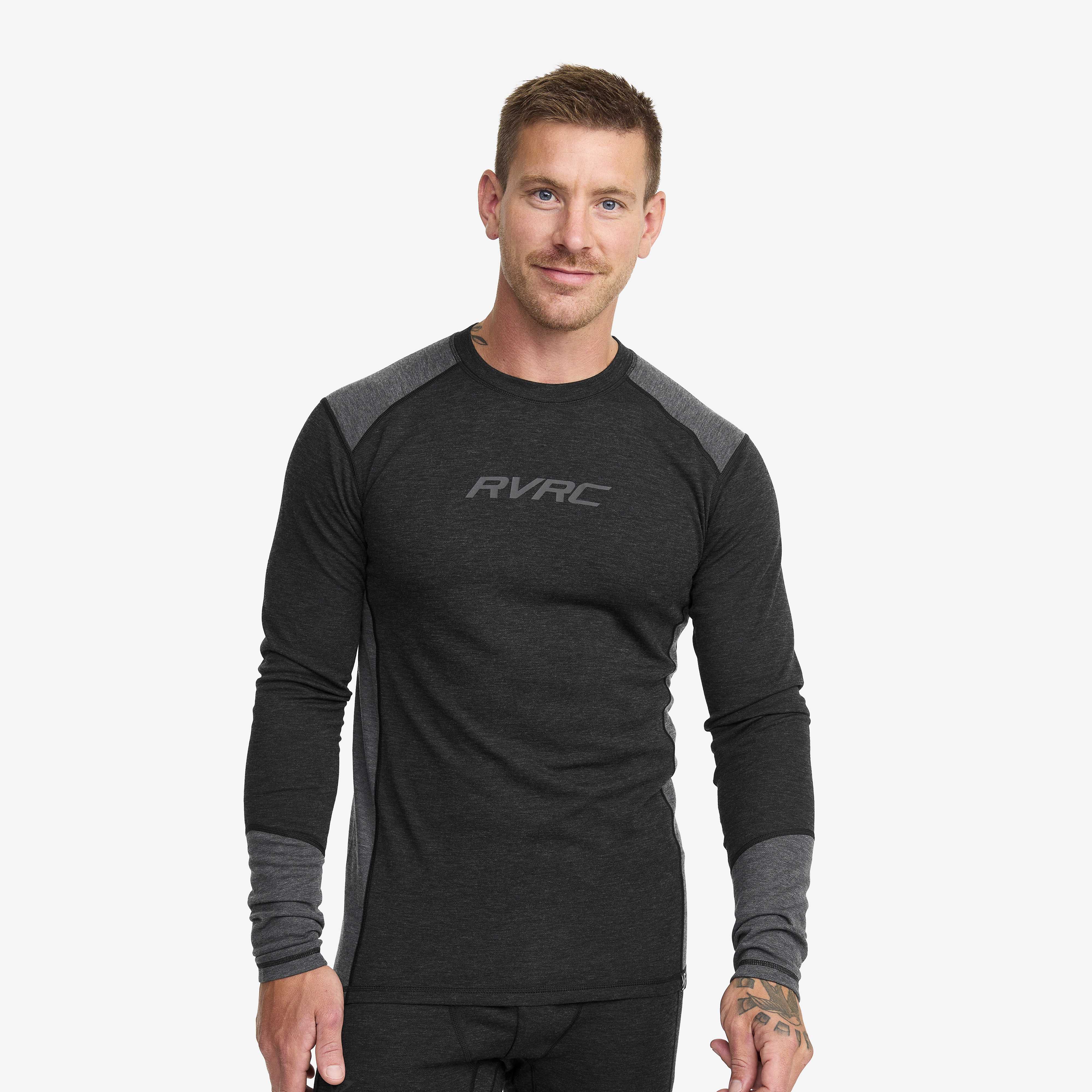 North Merino Top Black Men,