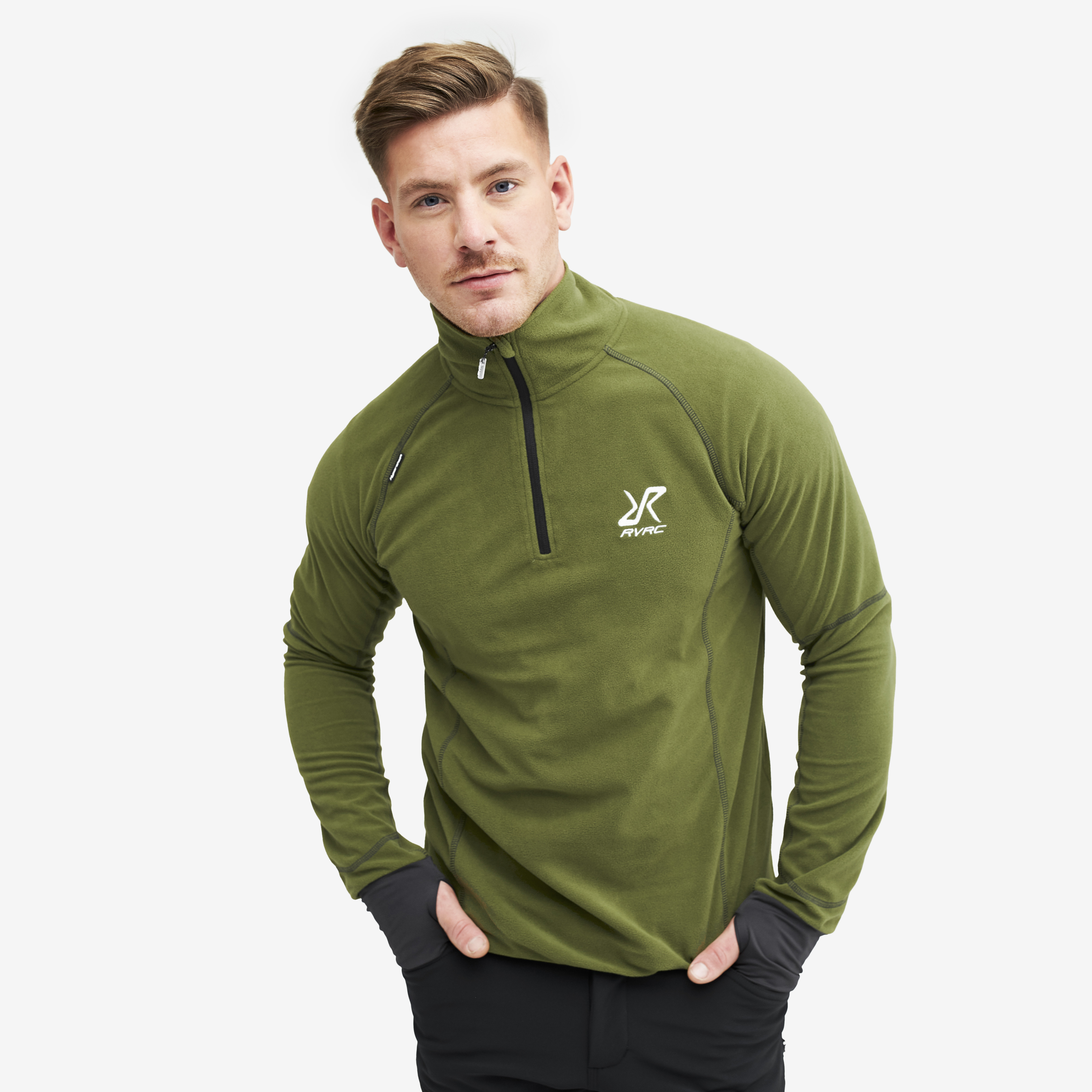 Trekker Fleece Herre Turtle Green