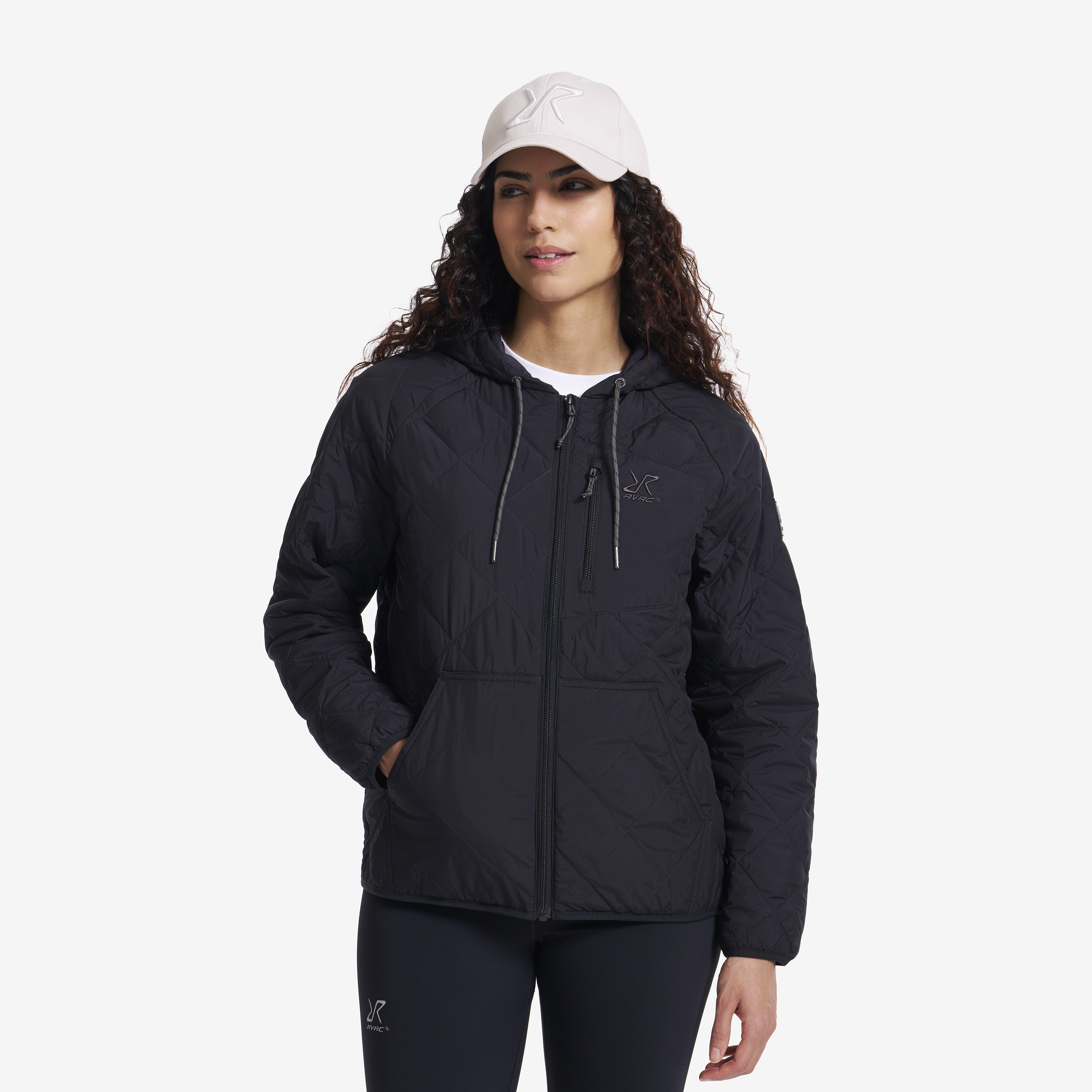 Tapa Quilt Insulated Jacket Black Damskie, 