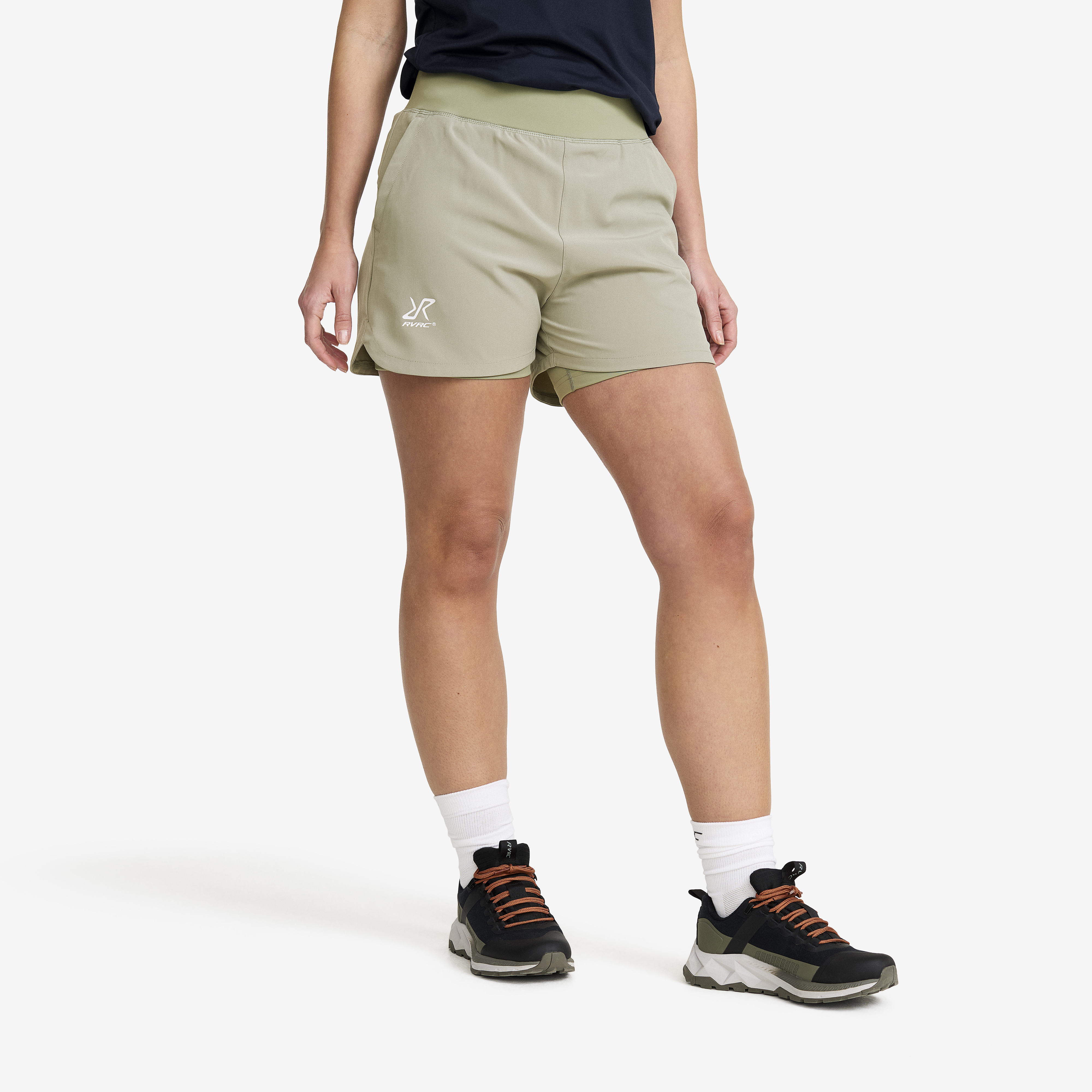 Rise 2-in-1 Shorts Shadow Dames