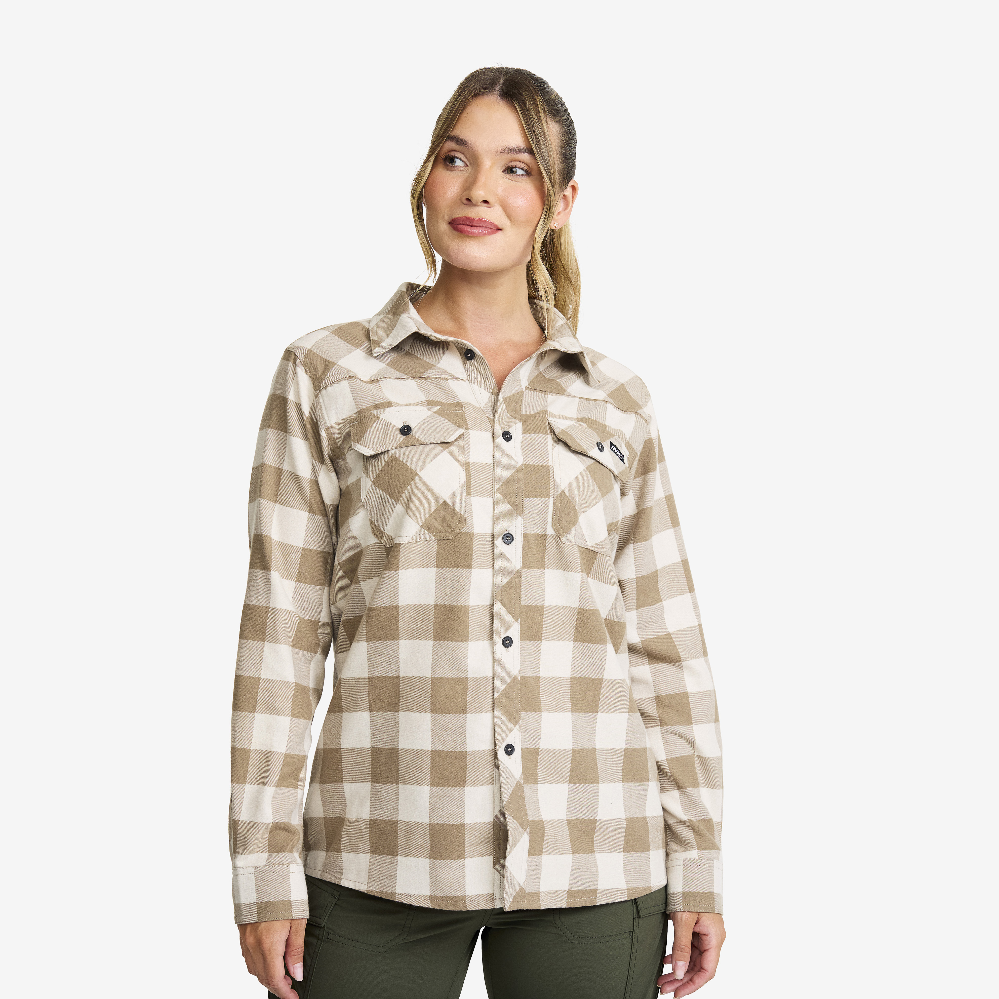 Campfire Shirt Brindle/Oatmeal Dames