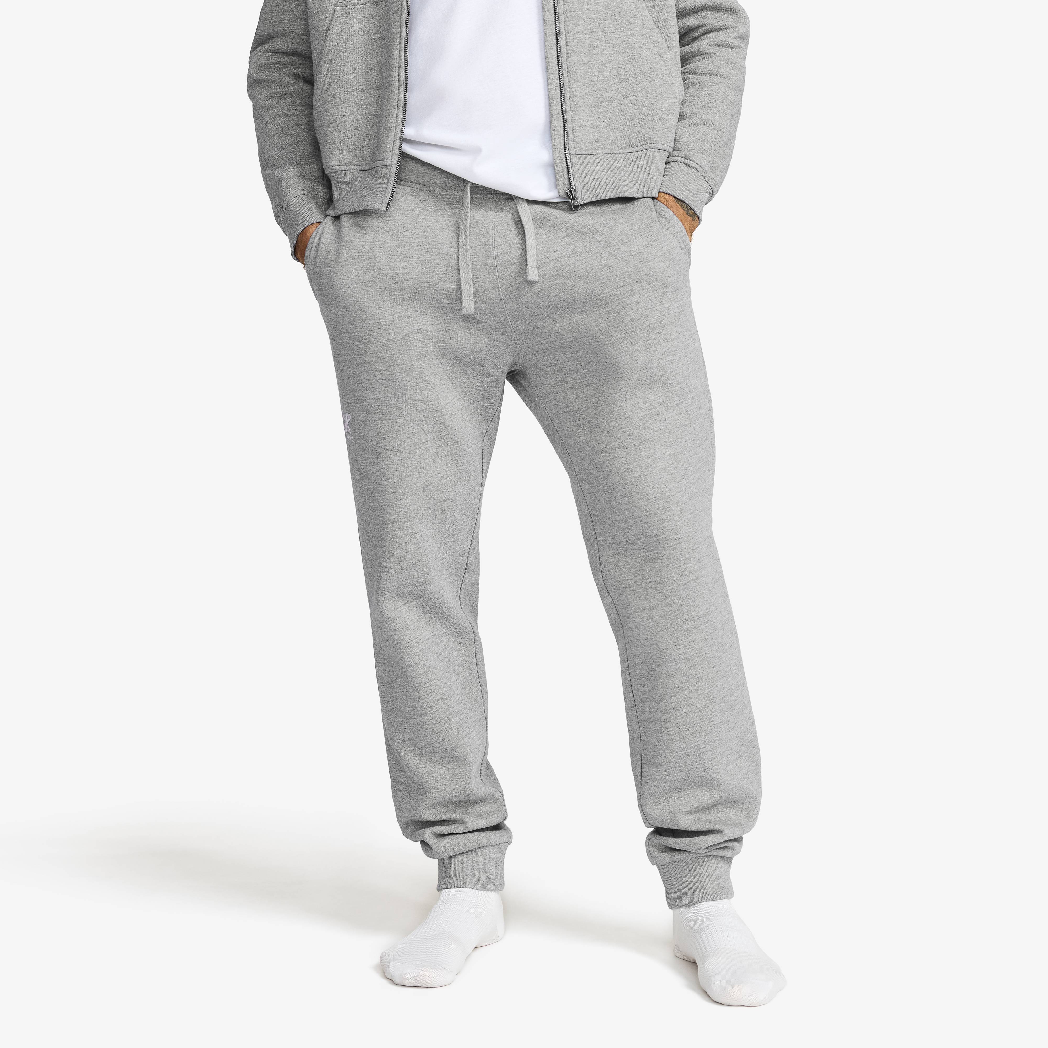RVRC Sweatpants Grey Melange Heren,