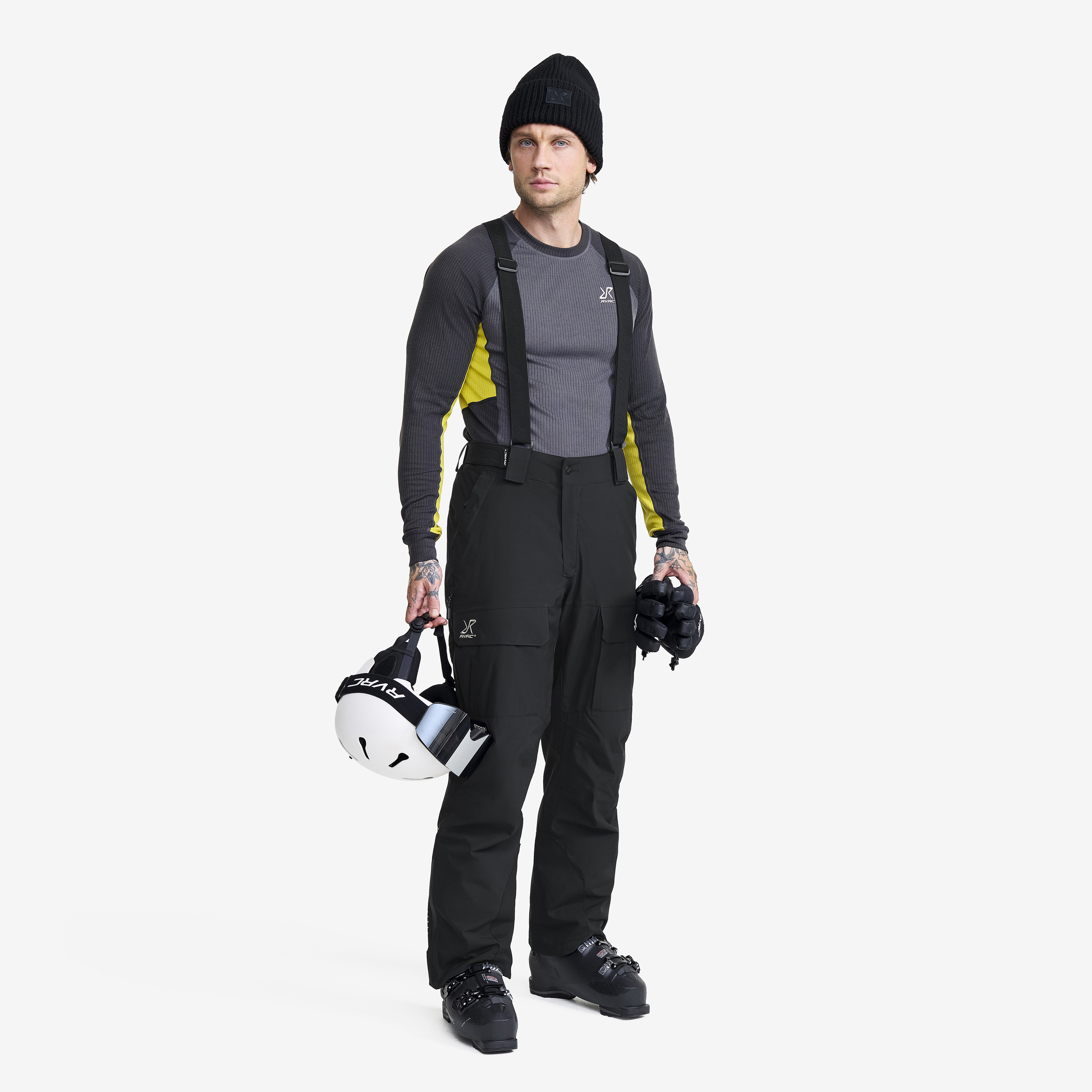 AccXel Insulated 2L Ski Pants Men Black | RevolutionRace