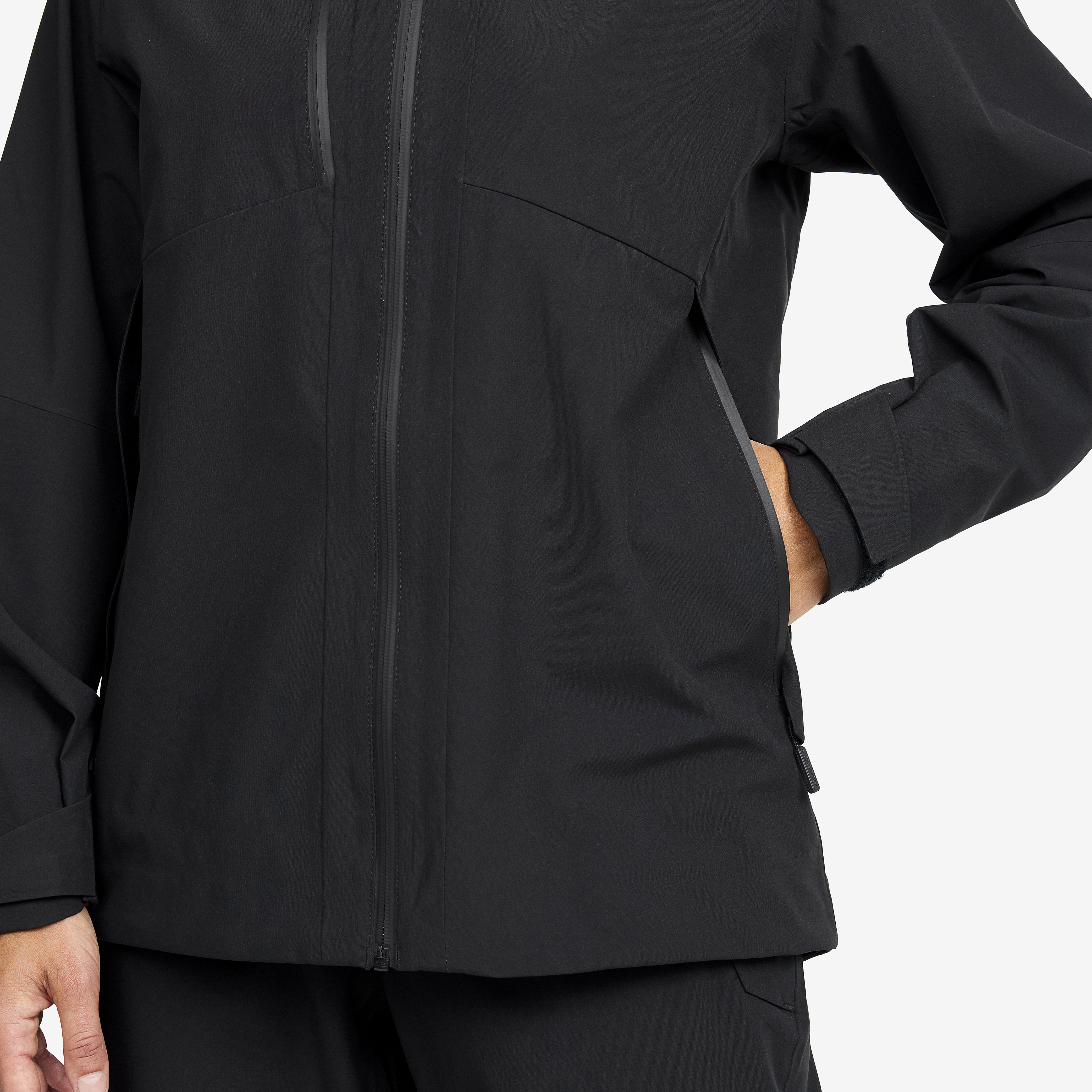 ジャケット・アウター ALOUND VENTILATION 3LAYER SHELL JACKET L Cloud 3L Shell Jacket Women Black | RevolutionRace ALOUND