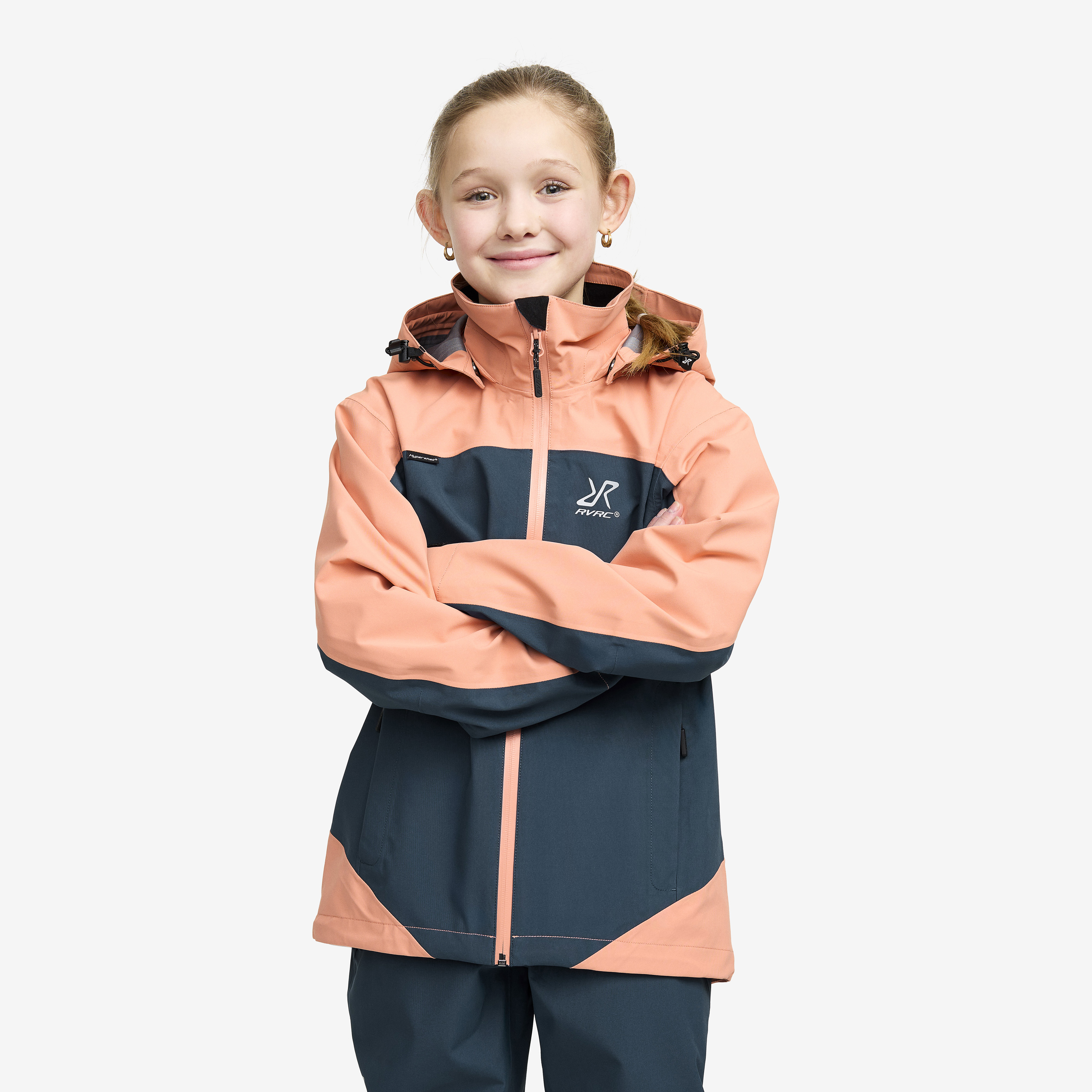 Silence Proshell 3L Jacket Teens Honey Pink/Moonlit Ocean | RevolutionRace