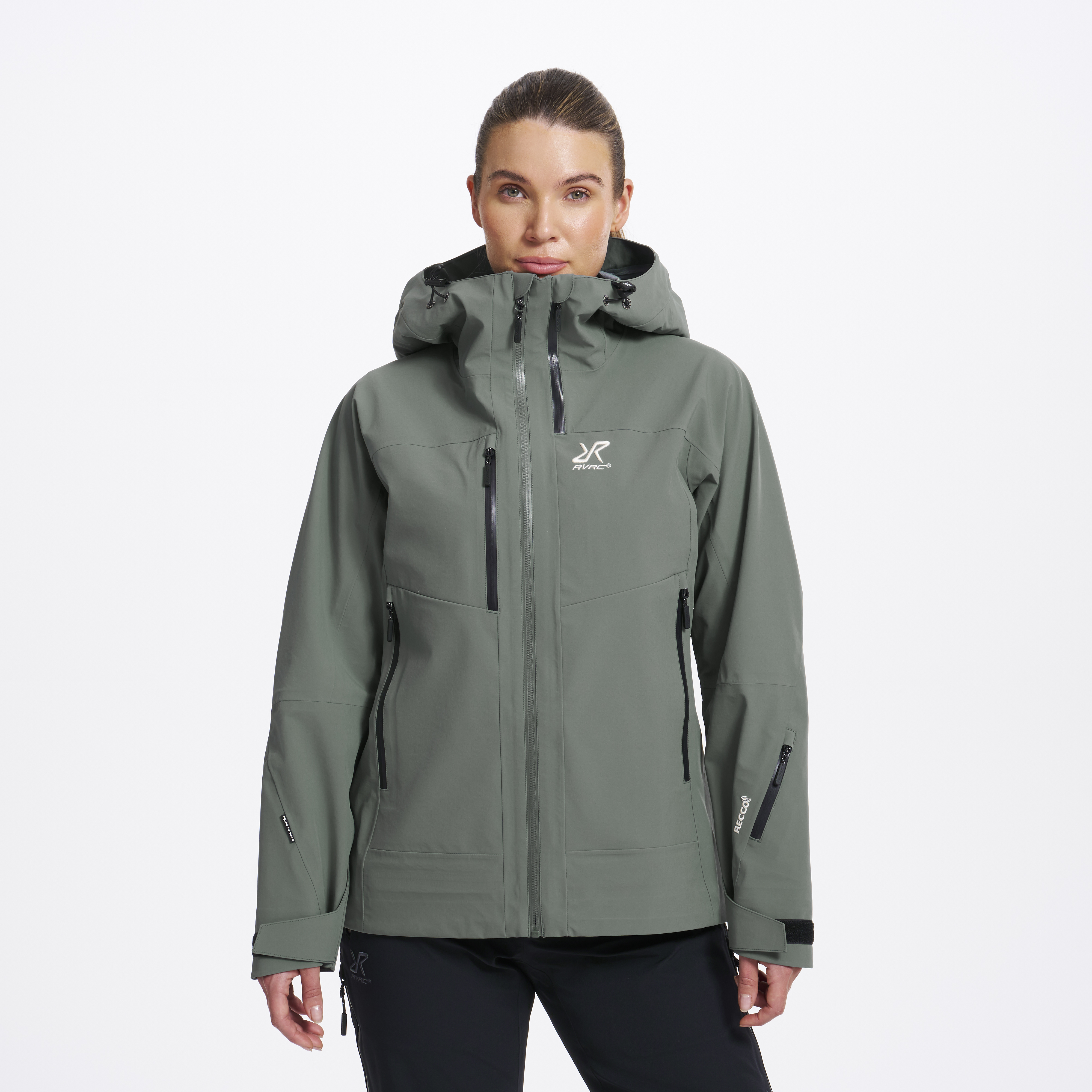 Cyclone 3L Shell Jacket Balsam Green Dame,