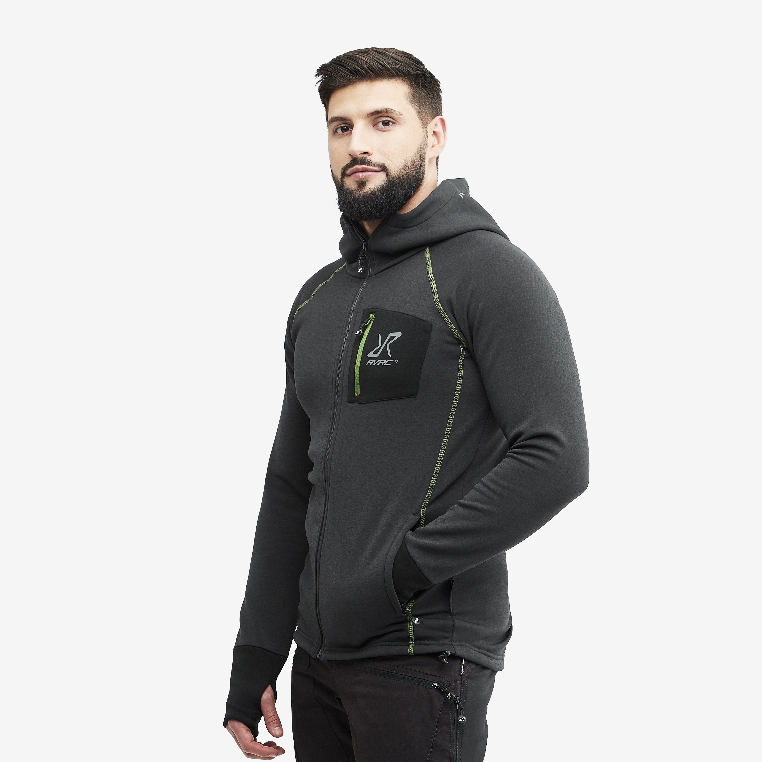Illusion Hoodie Anthracite Hombres