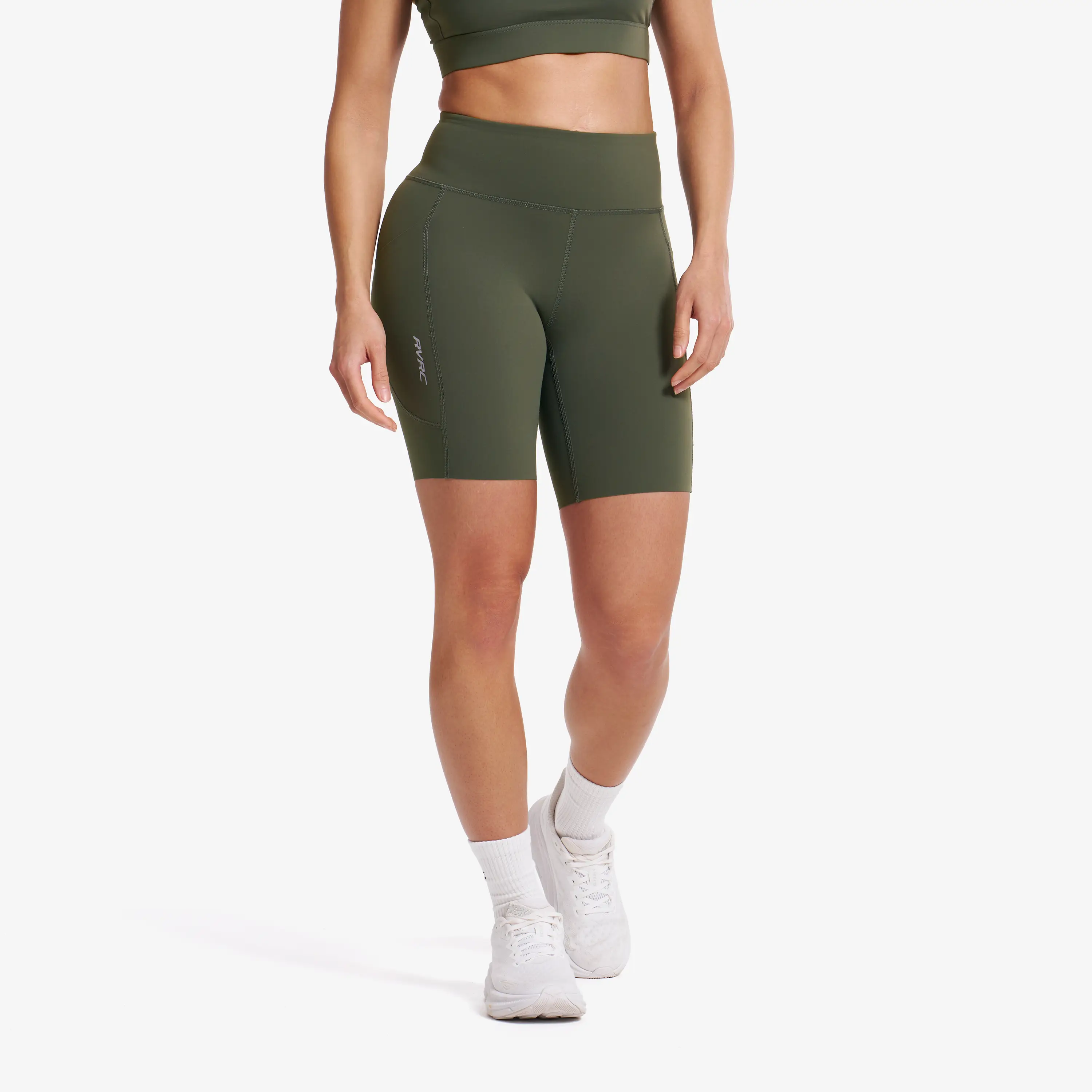 Rapid Pocket Biker Shorts Kambaba Green Damskie,