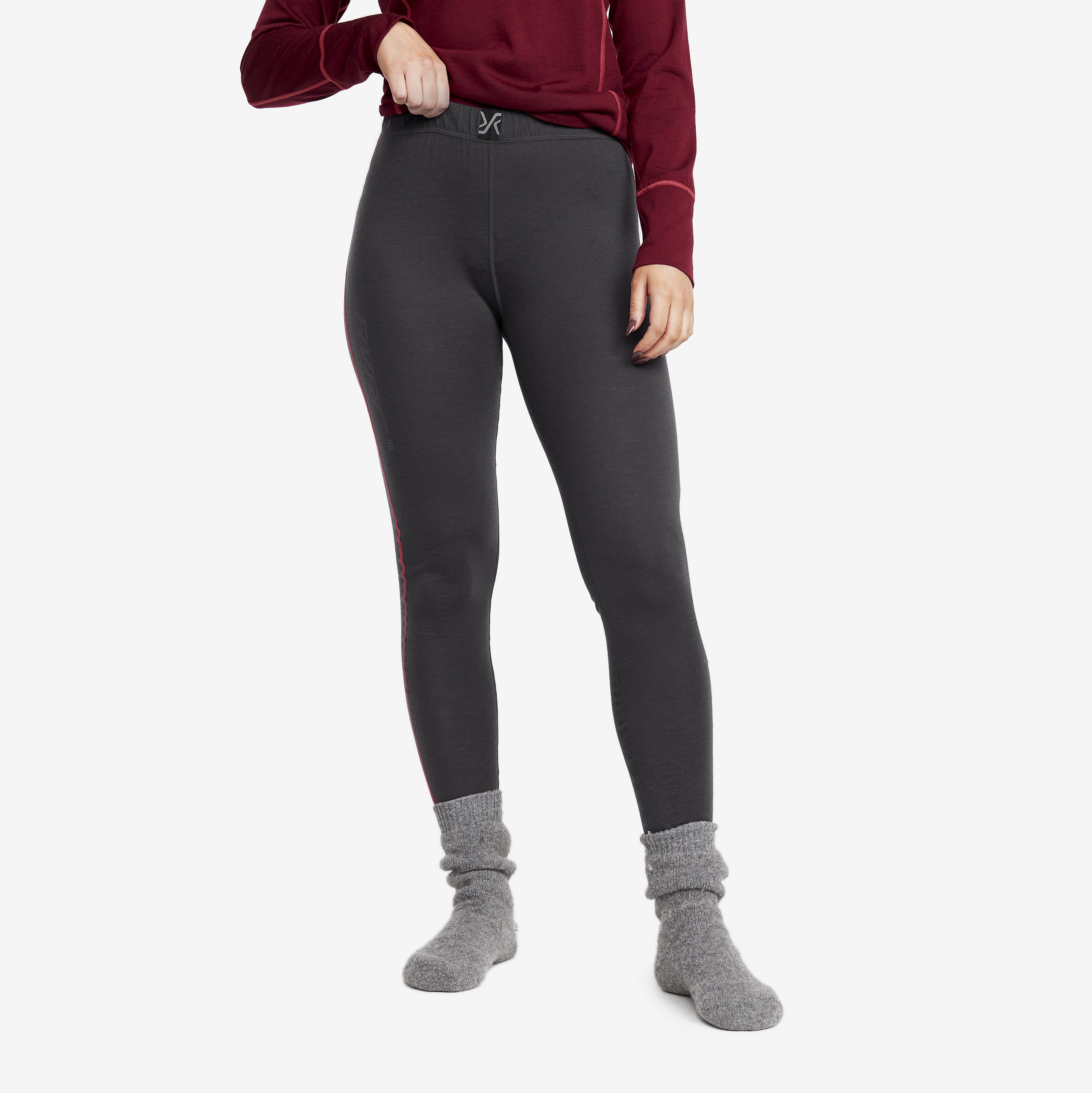 Outright Merino Pants Anthracite Dames