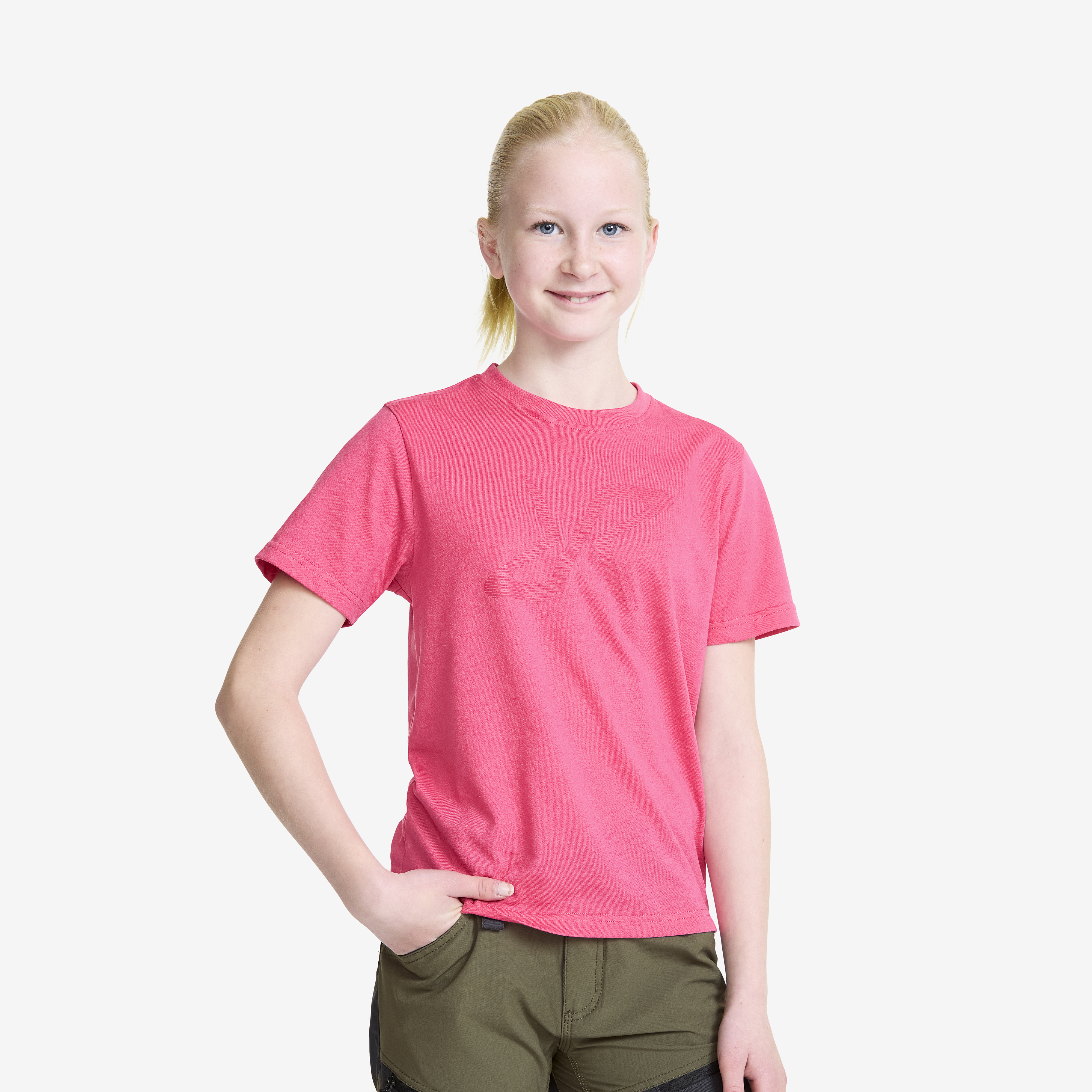 Easy Graphic Logo T-shirt Fandango Pink Teens,