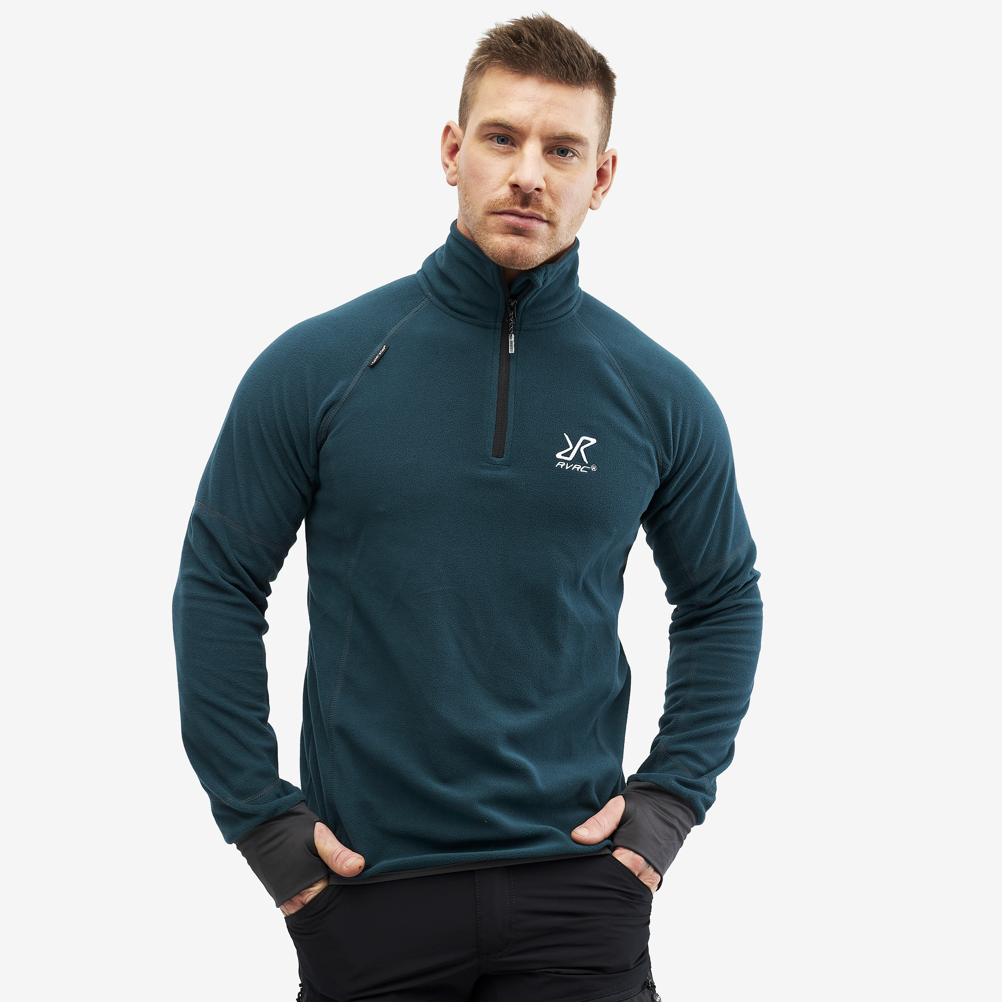 Trekker Fleece Miehet Teal Koko:S – Miehet > Paidat > Fleece