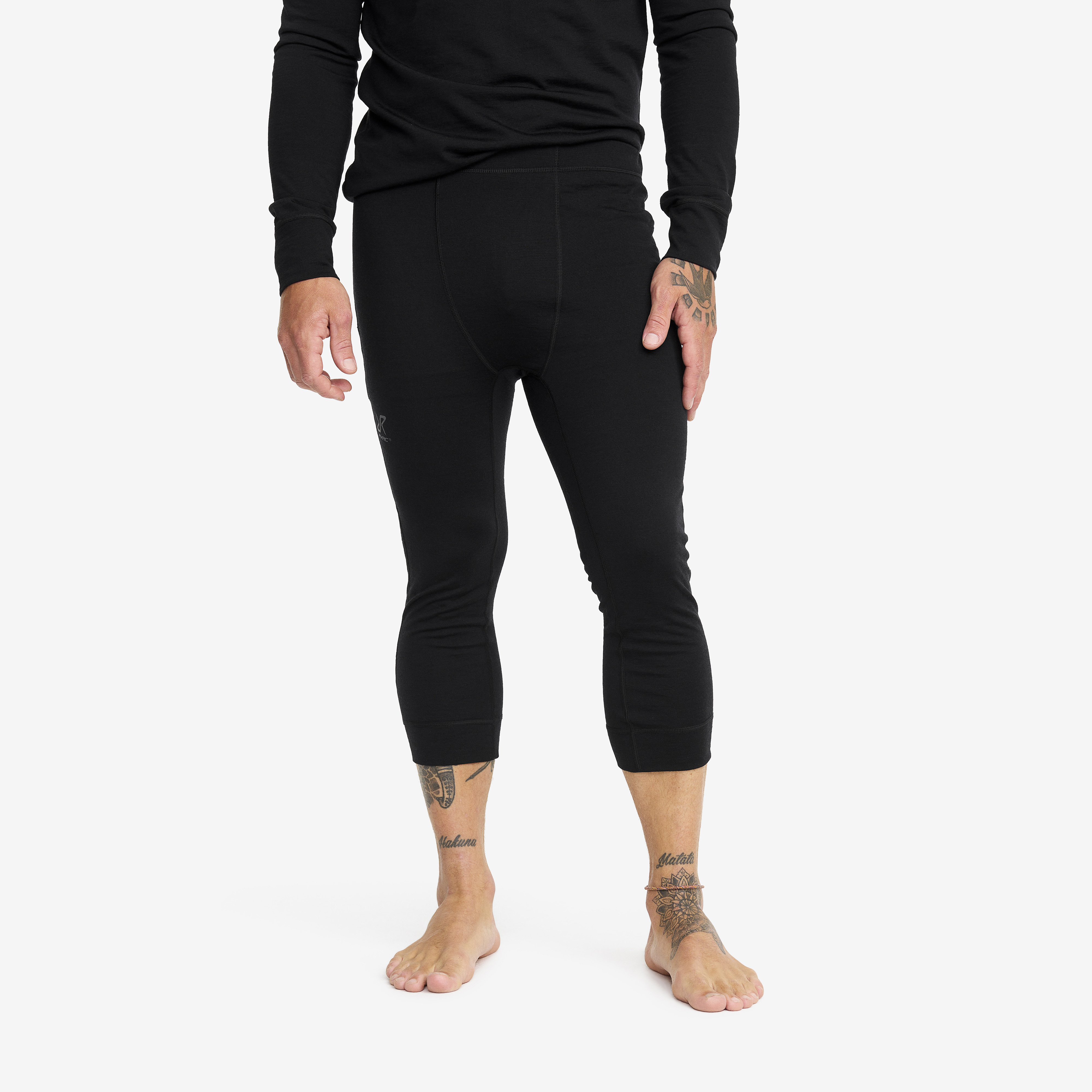 Mount Merino 3/4 Pants - Herr - Black, Storlek:XS - Underställ