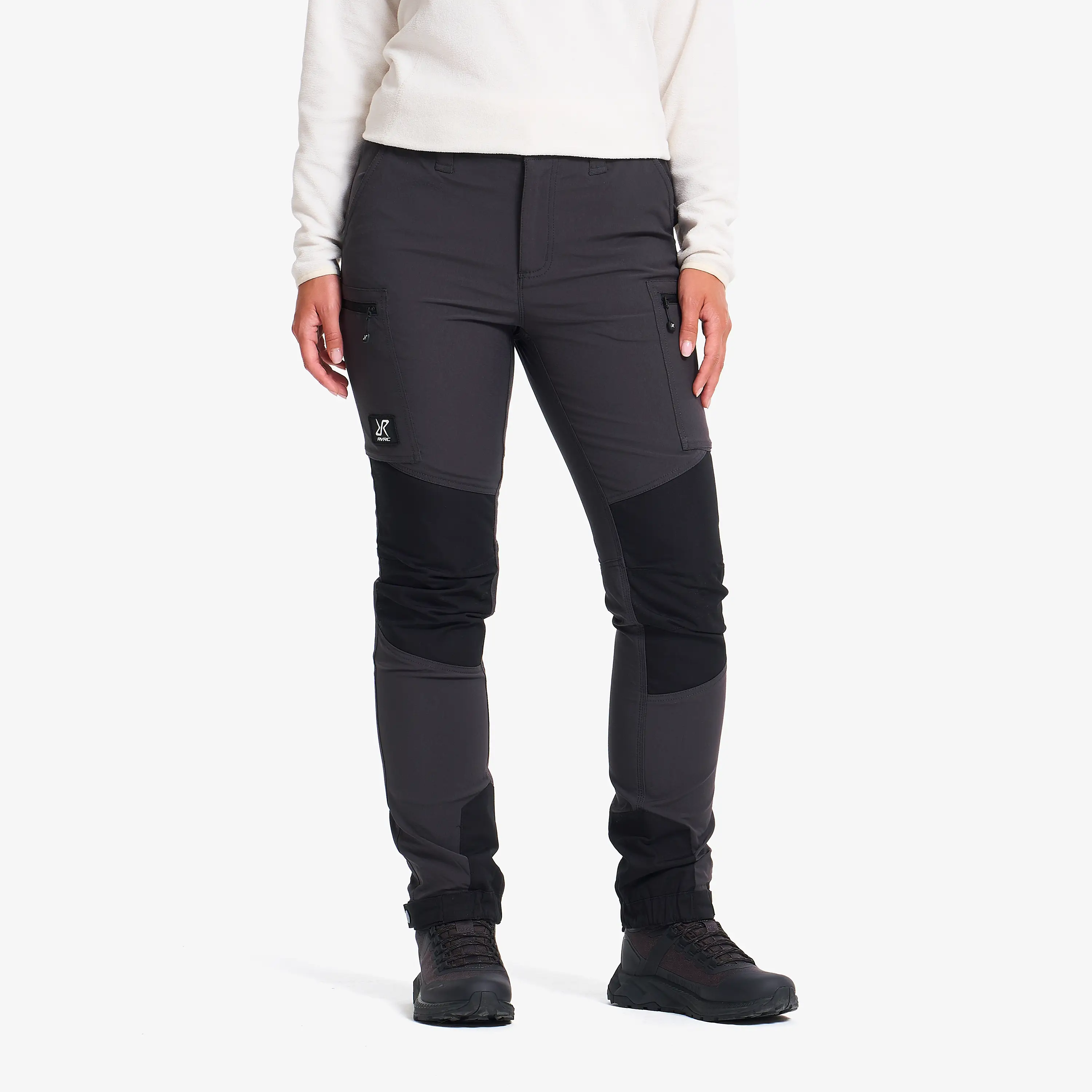 Nordwand Stretch High-waist Pants Dame Anthracite/Black