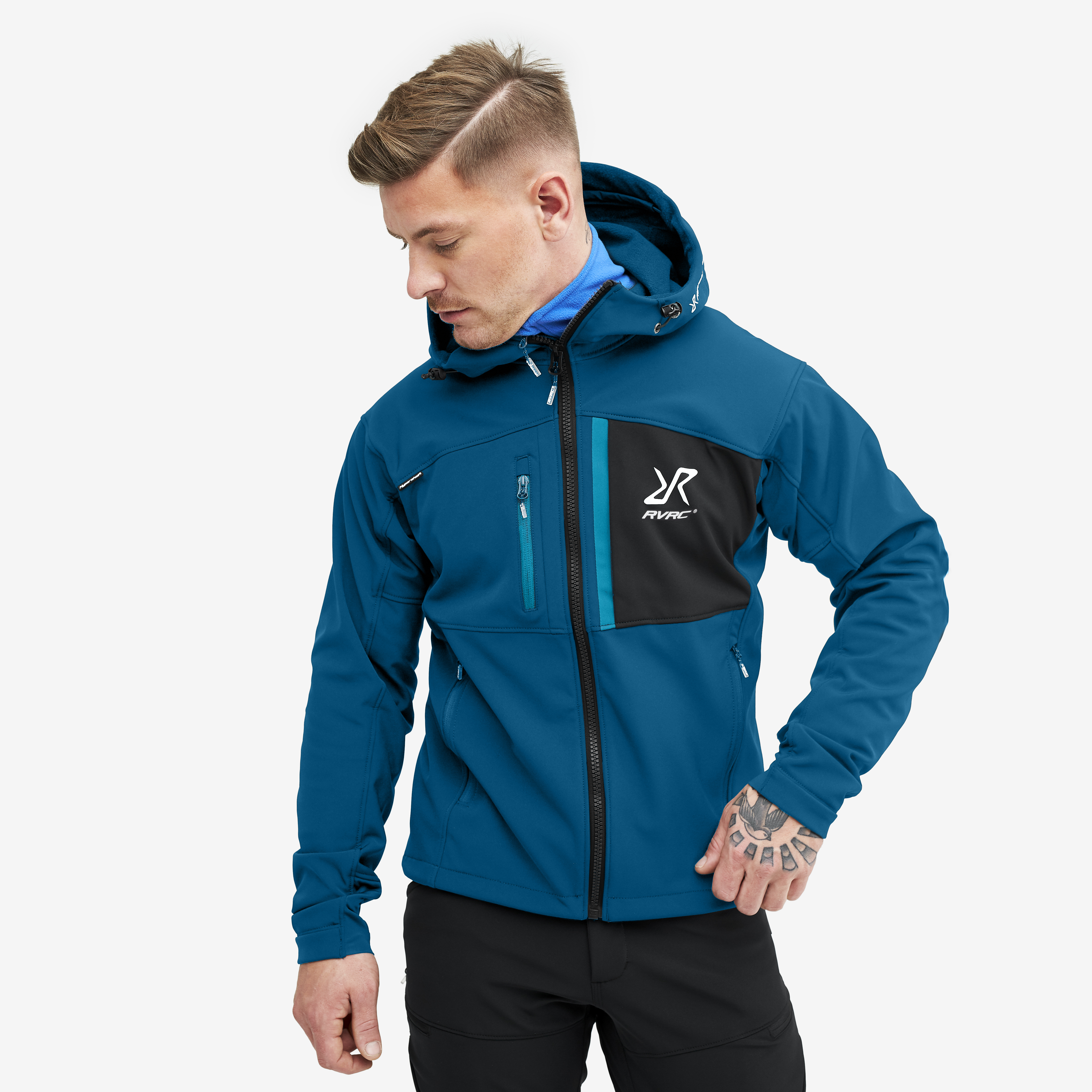 Hiball Jacket Herre Jetblack/Blue