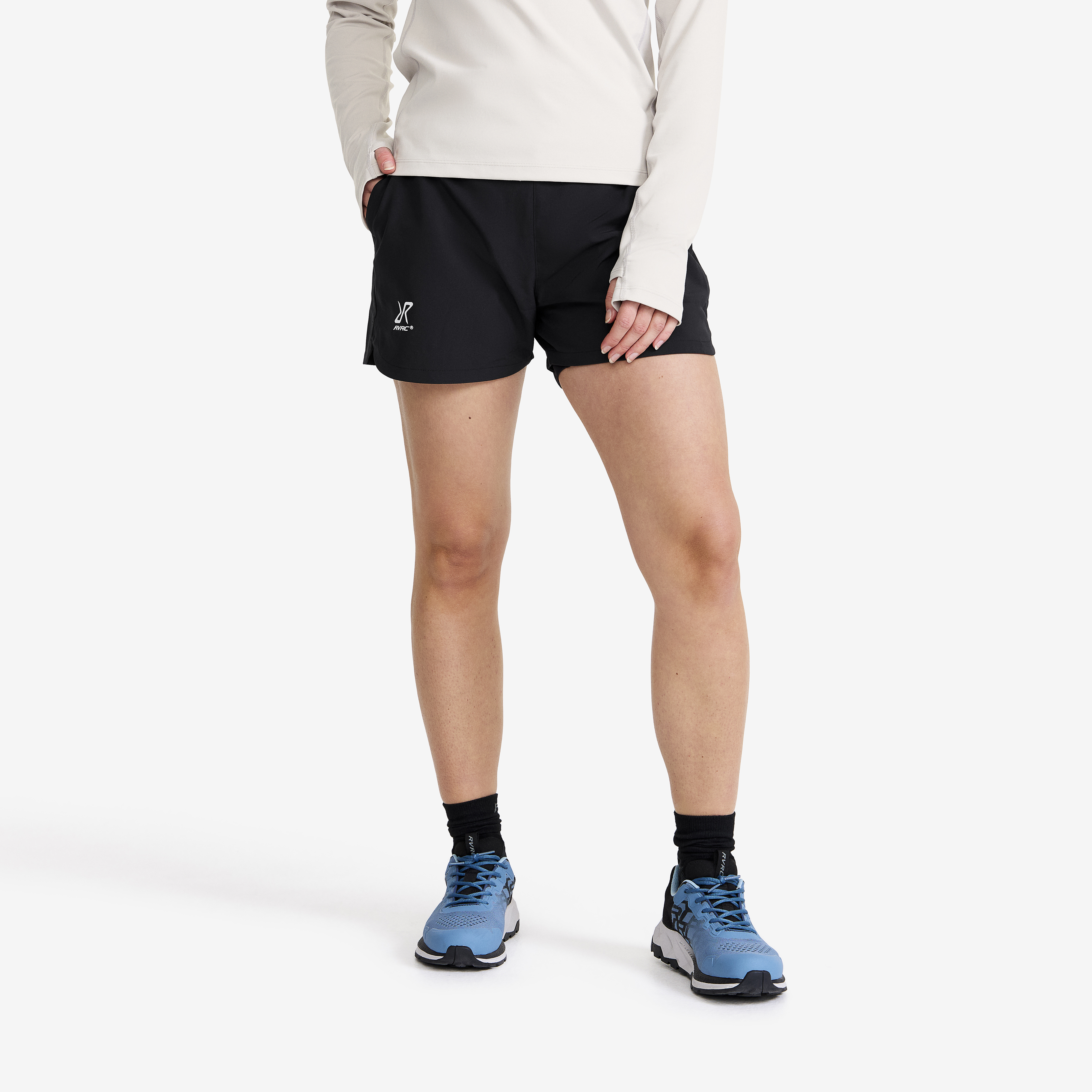 Rise 2-in-1 Shorts Black Dam,