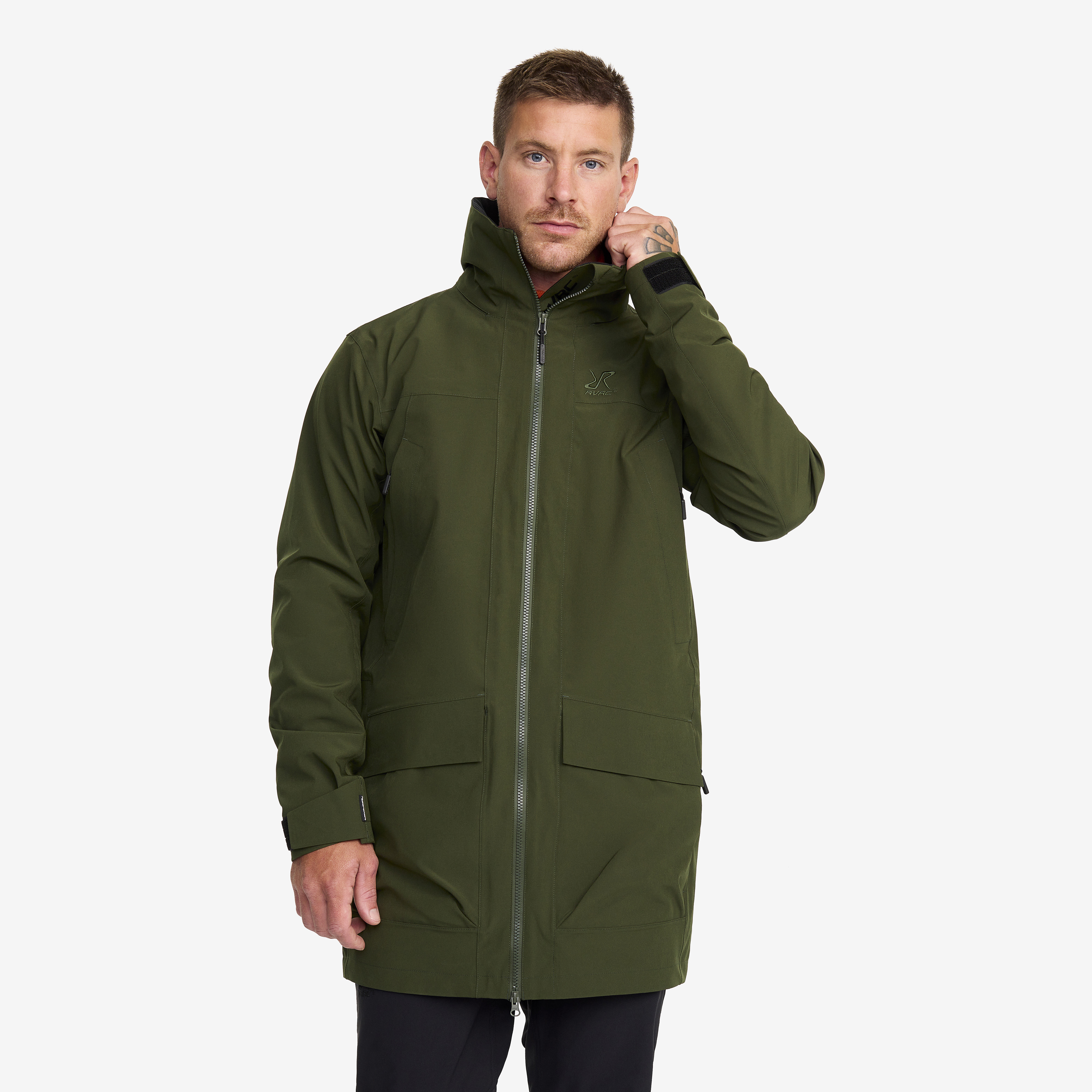 Nevis 2l Parka Forest Green Heren