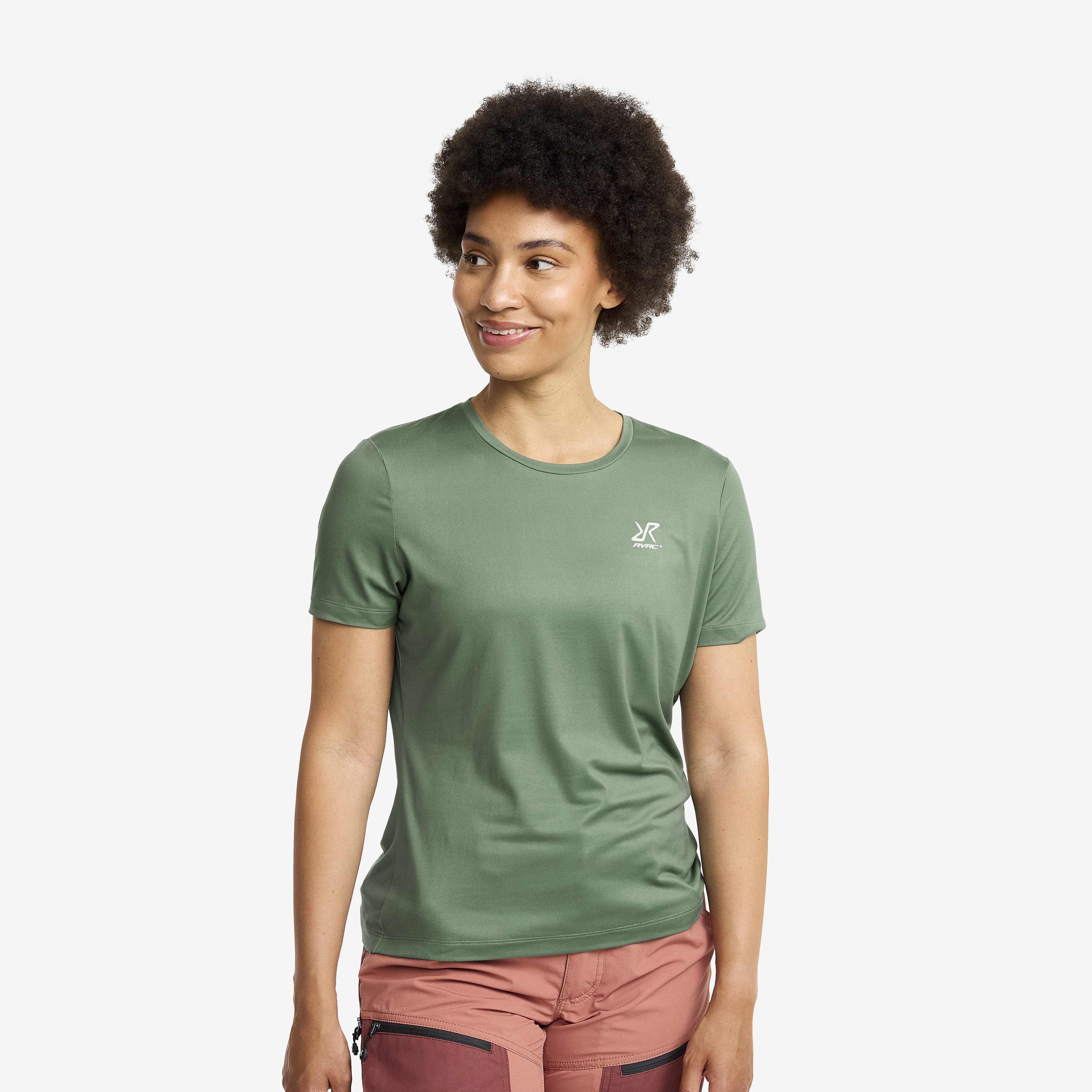 Mission T-shirt Dusty Green Women