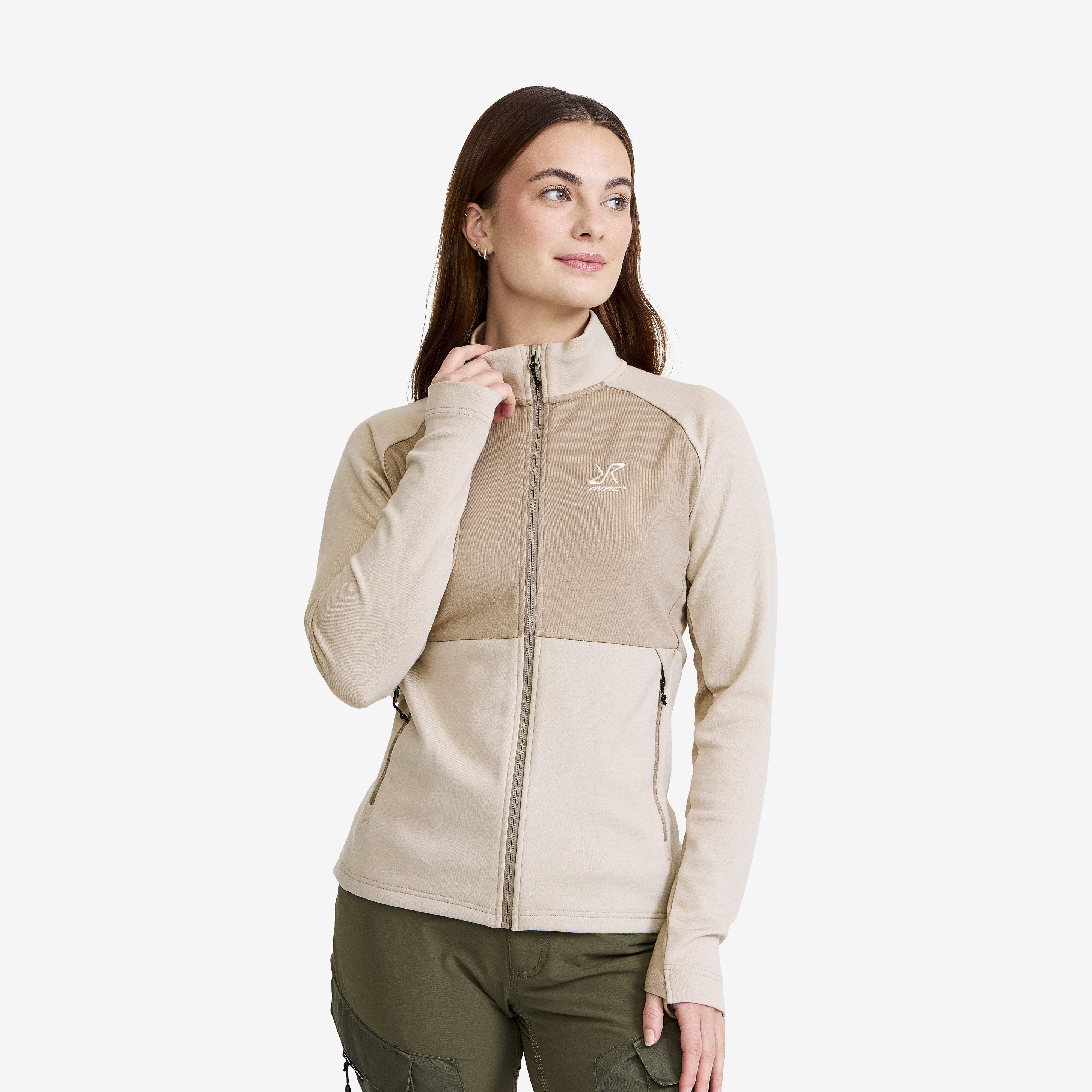 Hill Wool Fleece Peyote Mujeres