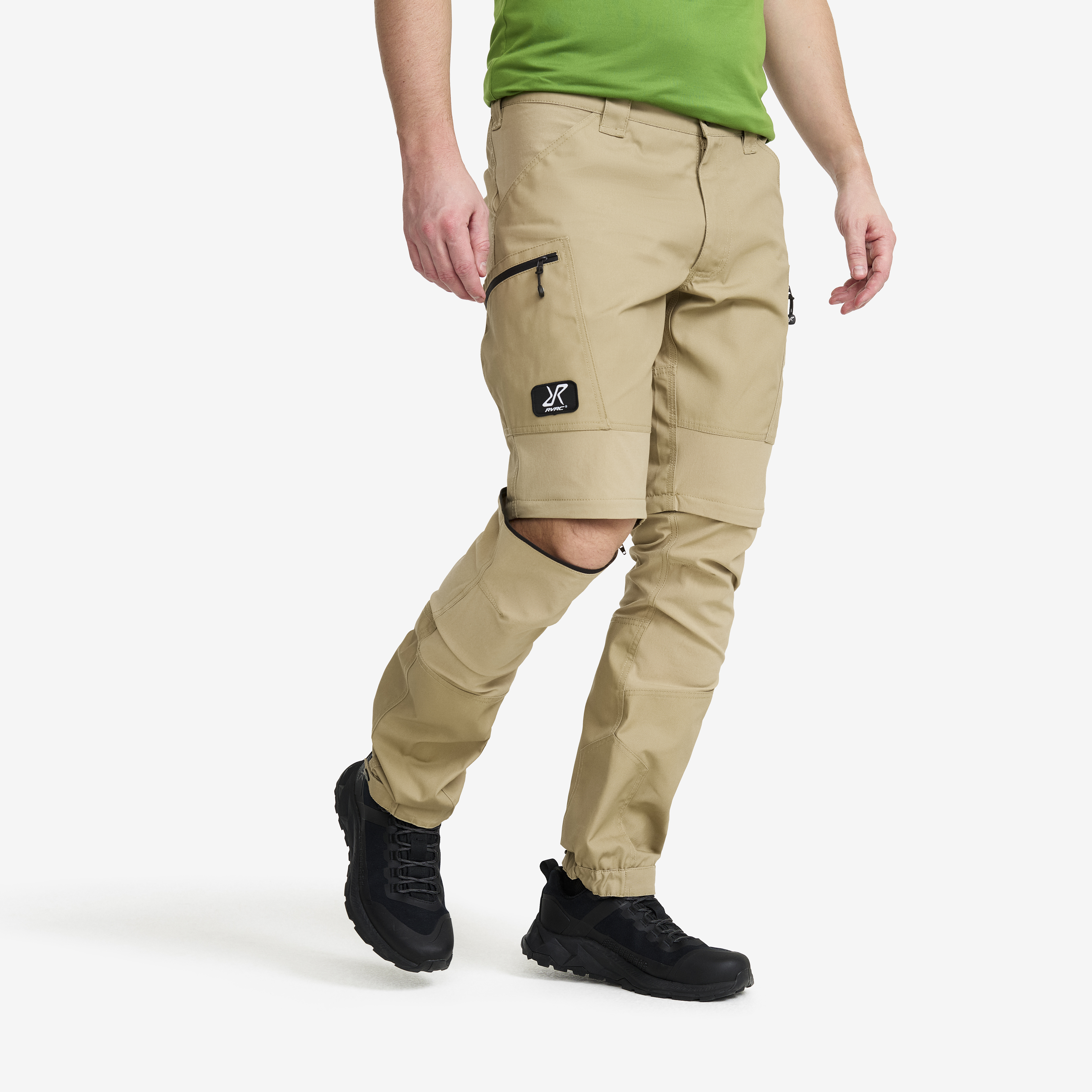 Nordwand Pro Zip-off Pants Herr Khaki, :M