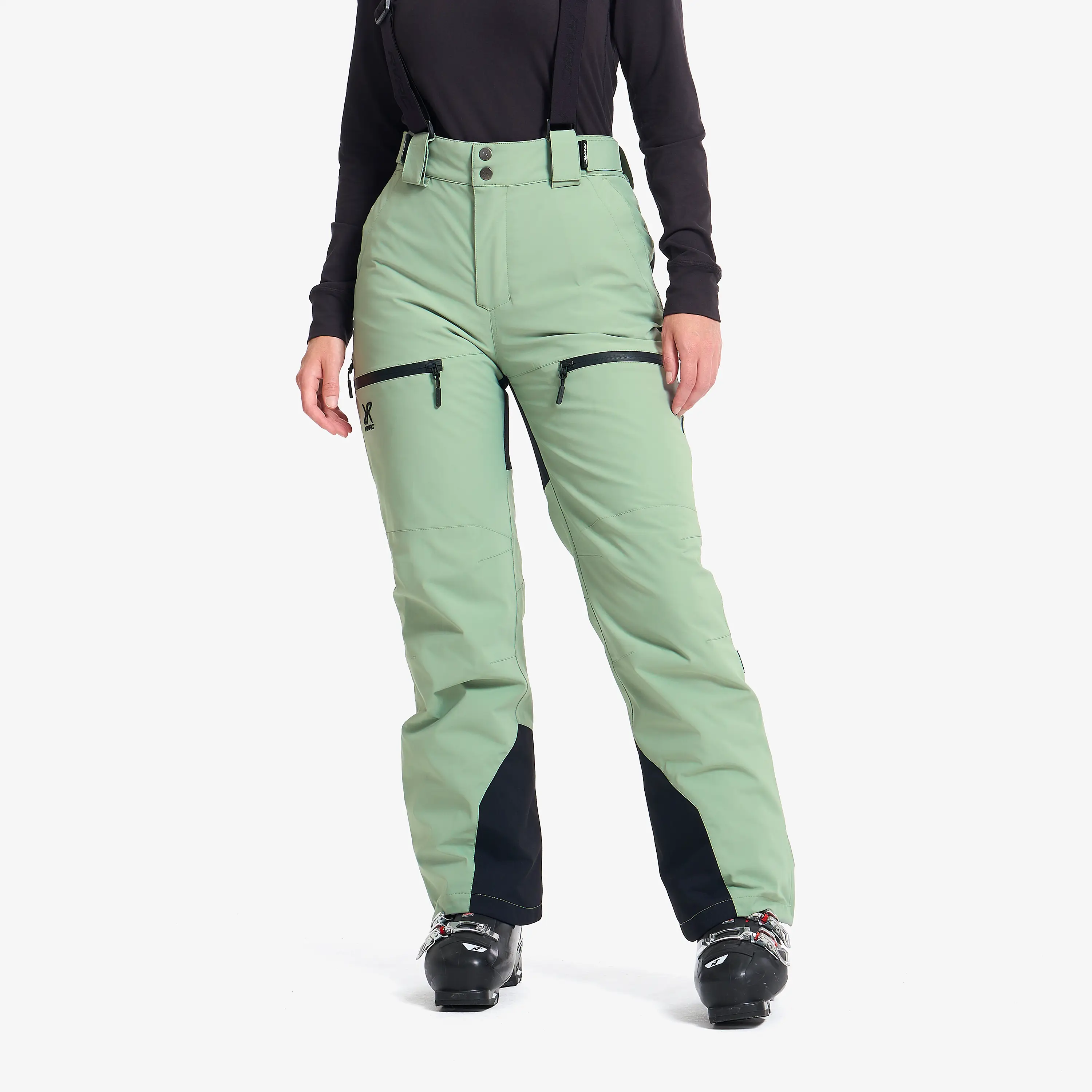 AccXel Insulated 2L Ski Pants Lily Green Naiset,