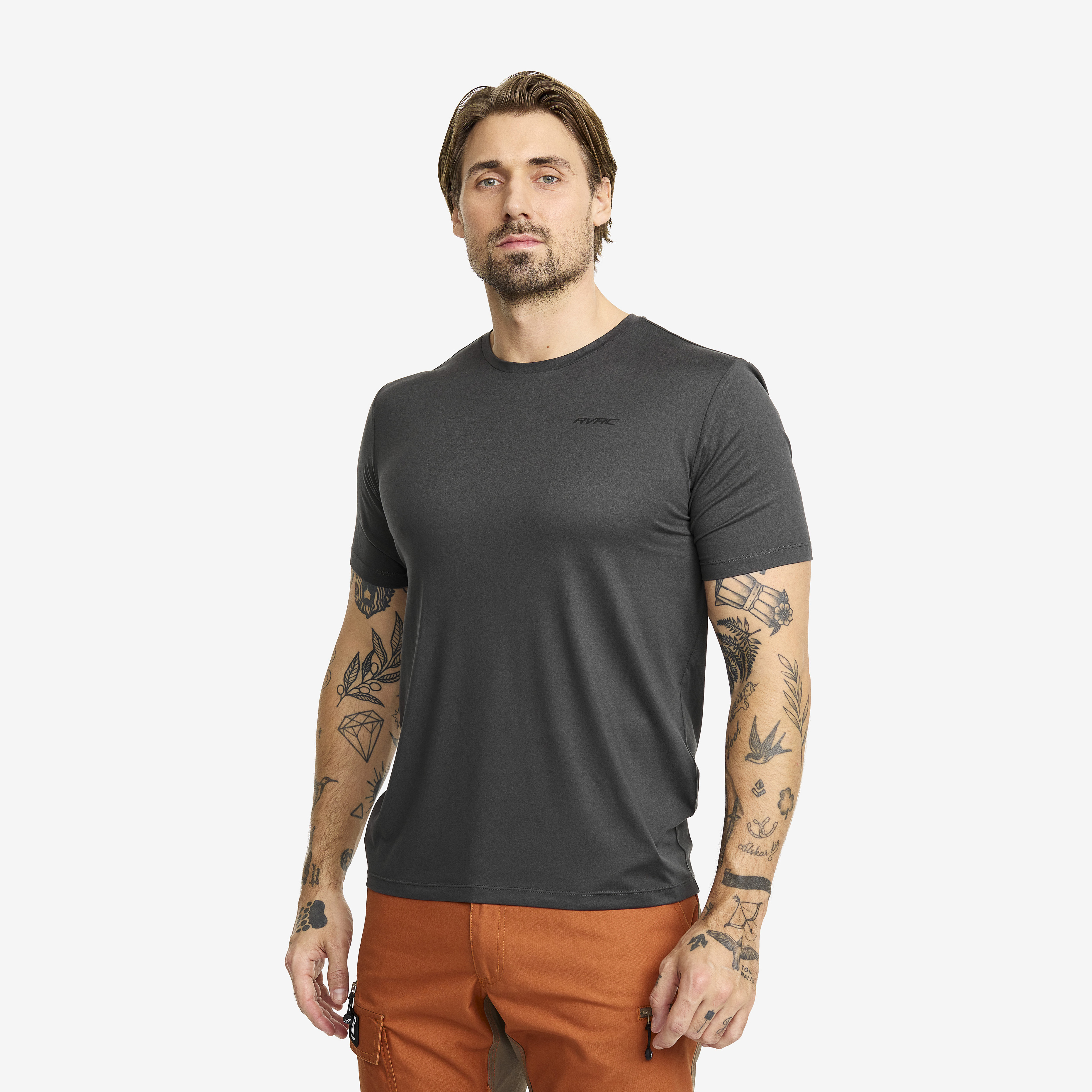 Mission Graphic Logo T-shirt Anthracite Hombres